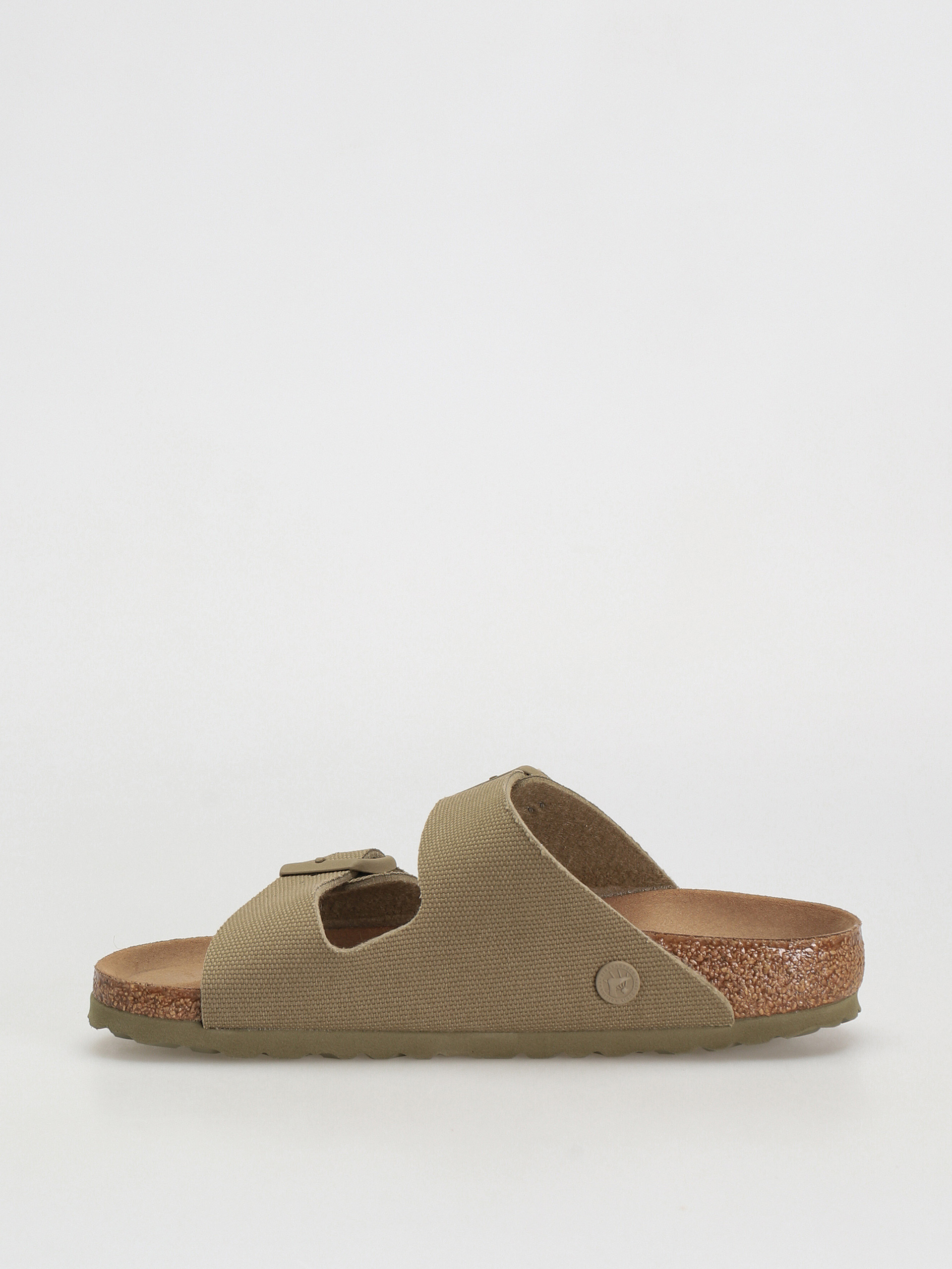 Klapki Birkenstock Arizona Canvas Vegan Narrow Wmn (faded khaki)