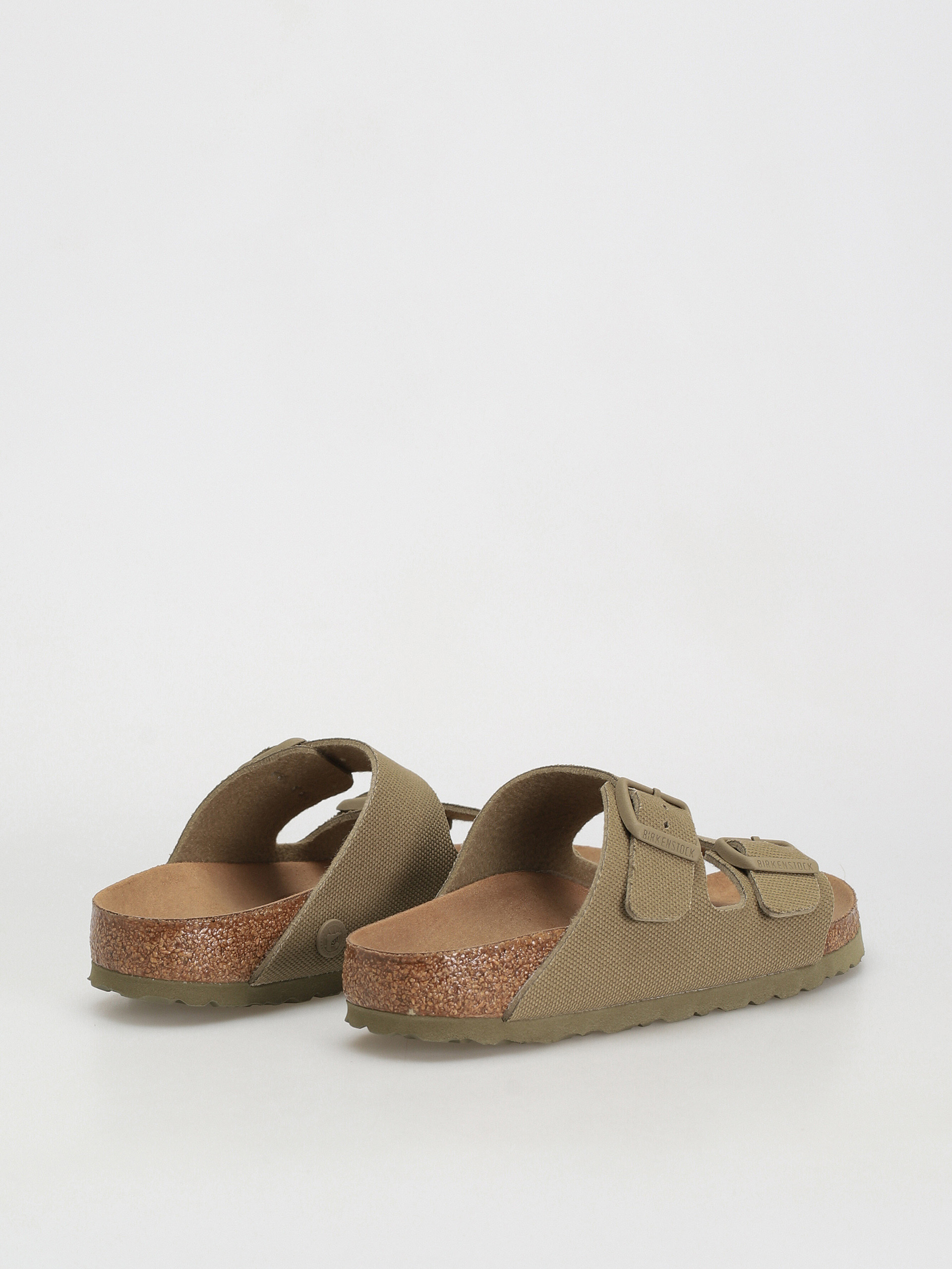 Klapki Birkenstock Arizona Canvas Vegan Narrow Wmn (faded khaki)