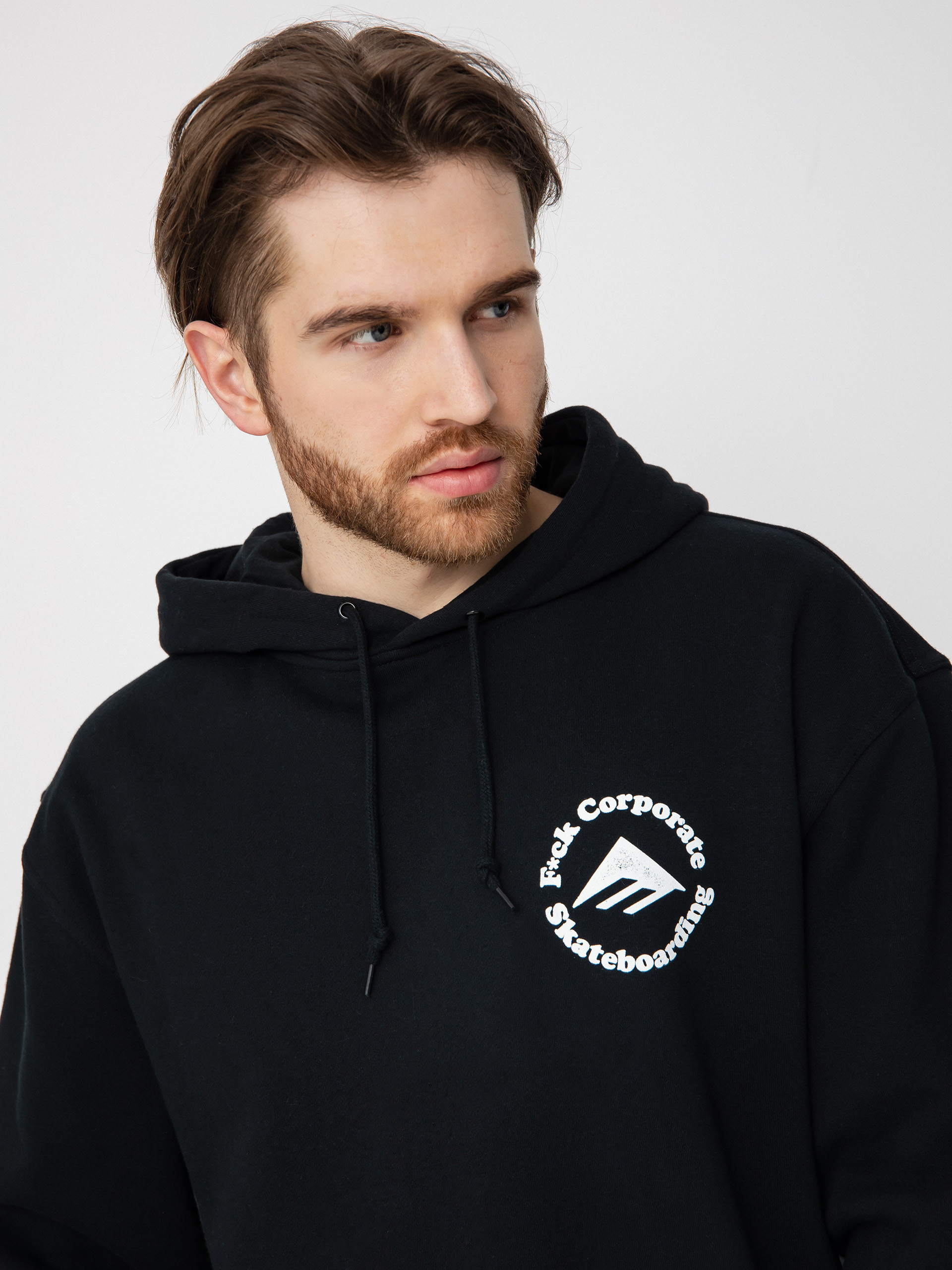 Bluza z kapturem Emerica Eff Corporate 2 HD (black)