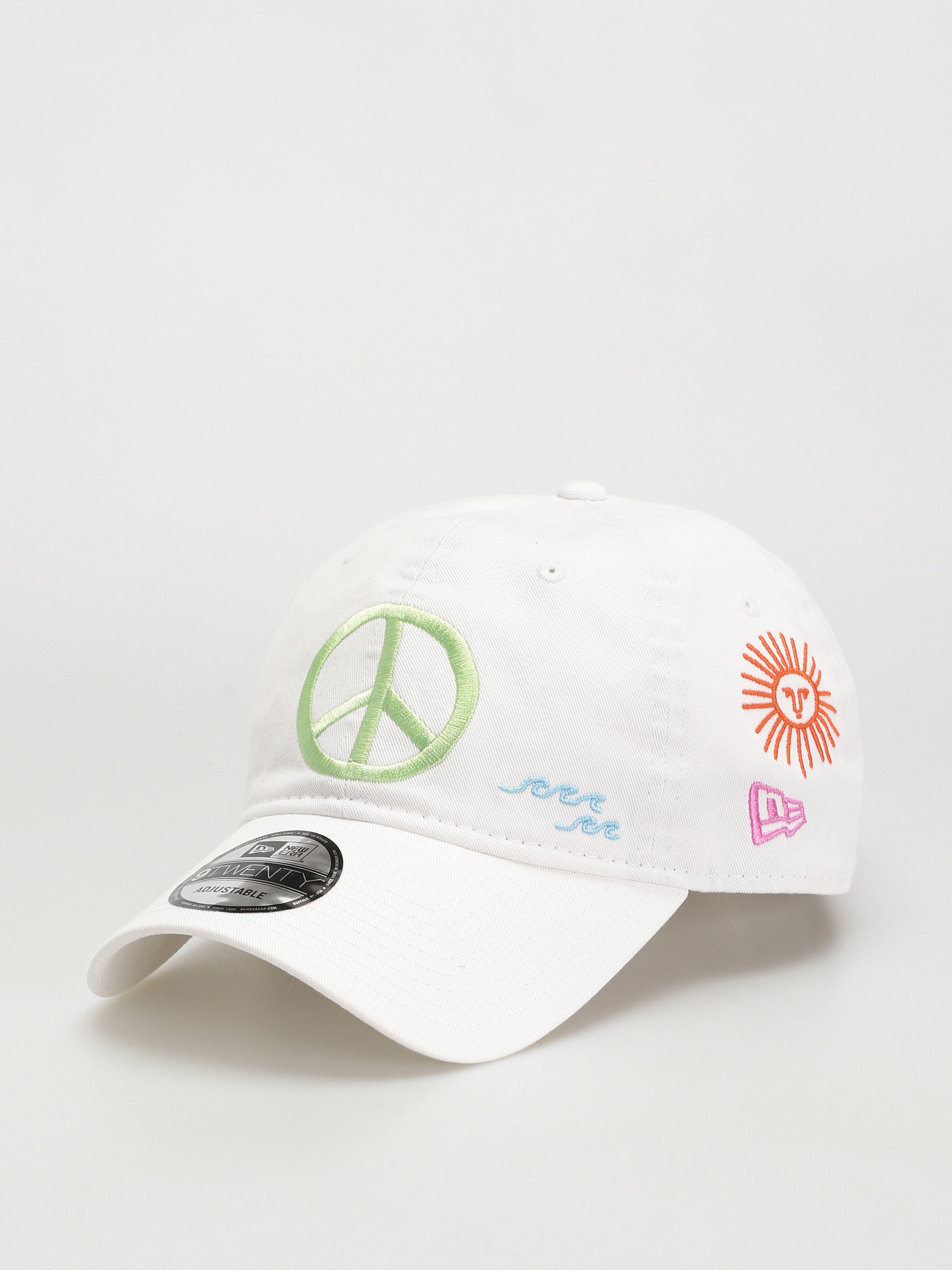 Czapka z daszkiem New Era Washed Graphic 9Twenty (white)