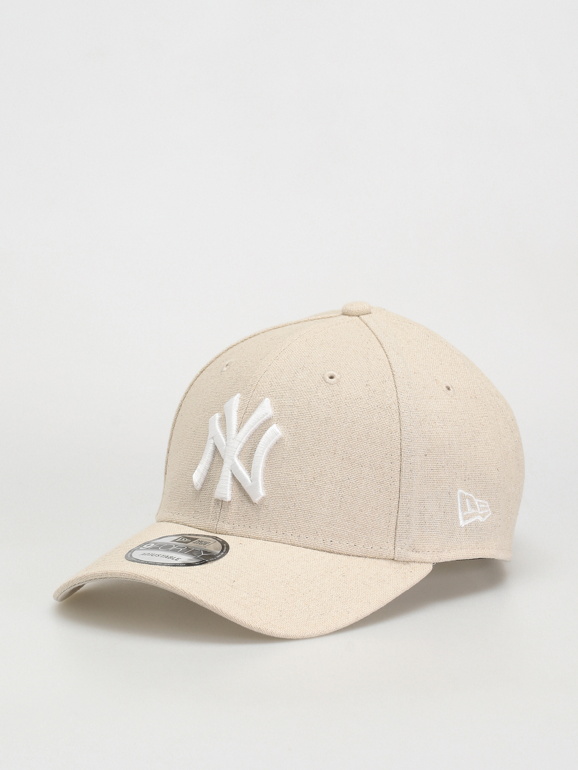 Czapka z daszkiem New Era Linen 9Forty New York Yankees (stone/white)