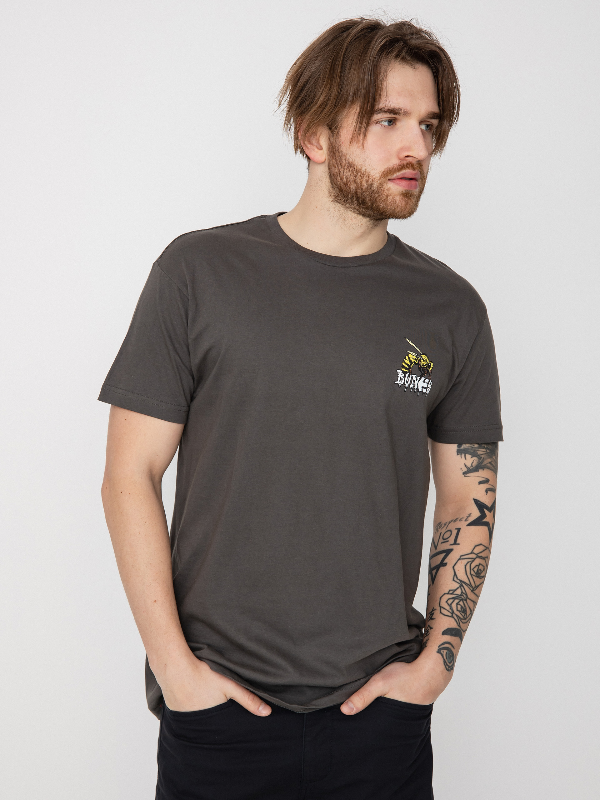 T-shirt Etnies Bones Mcclung (charcoal)