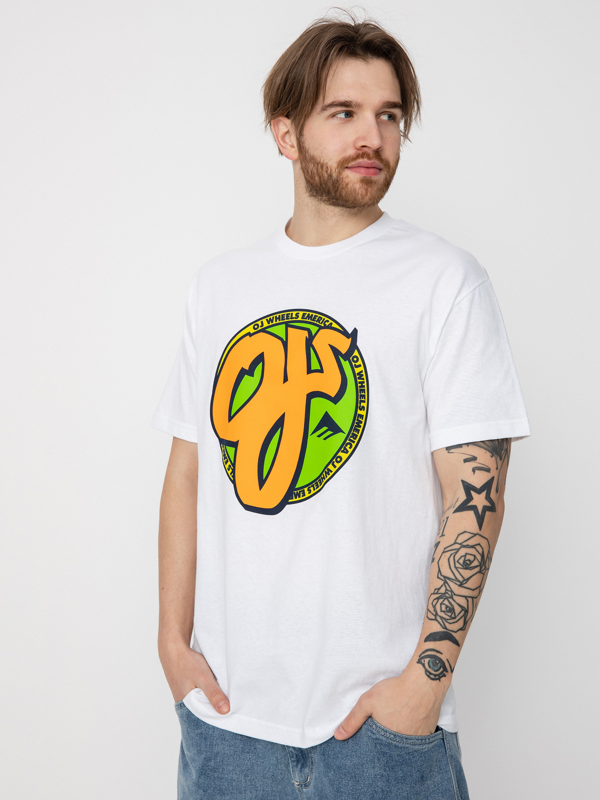 T-shirt Emerica Oj Circle (white)