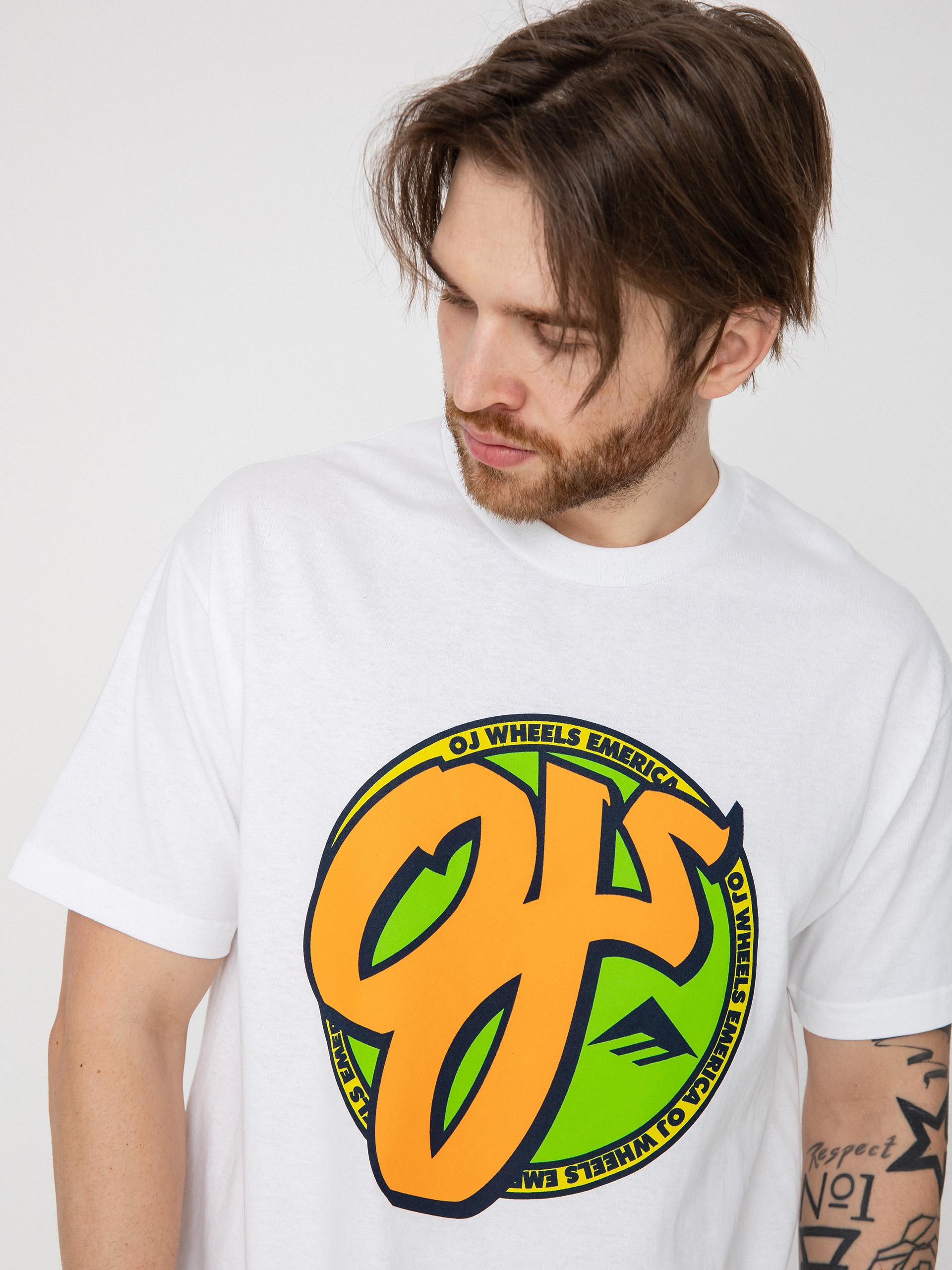 T-shirt Emerica Oj Circle (white)