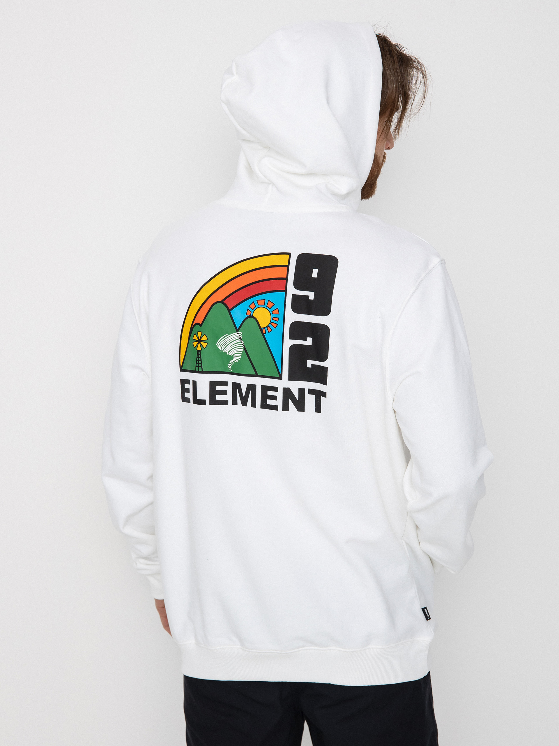 Bluza z kapturem Element Farm HD (optic white)