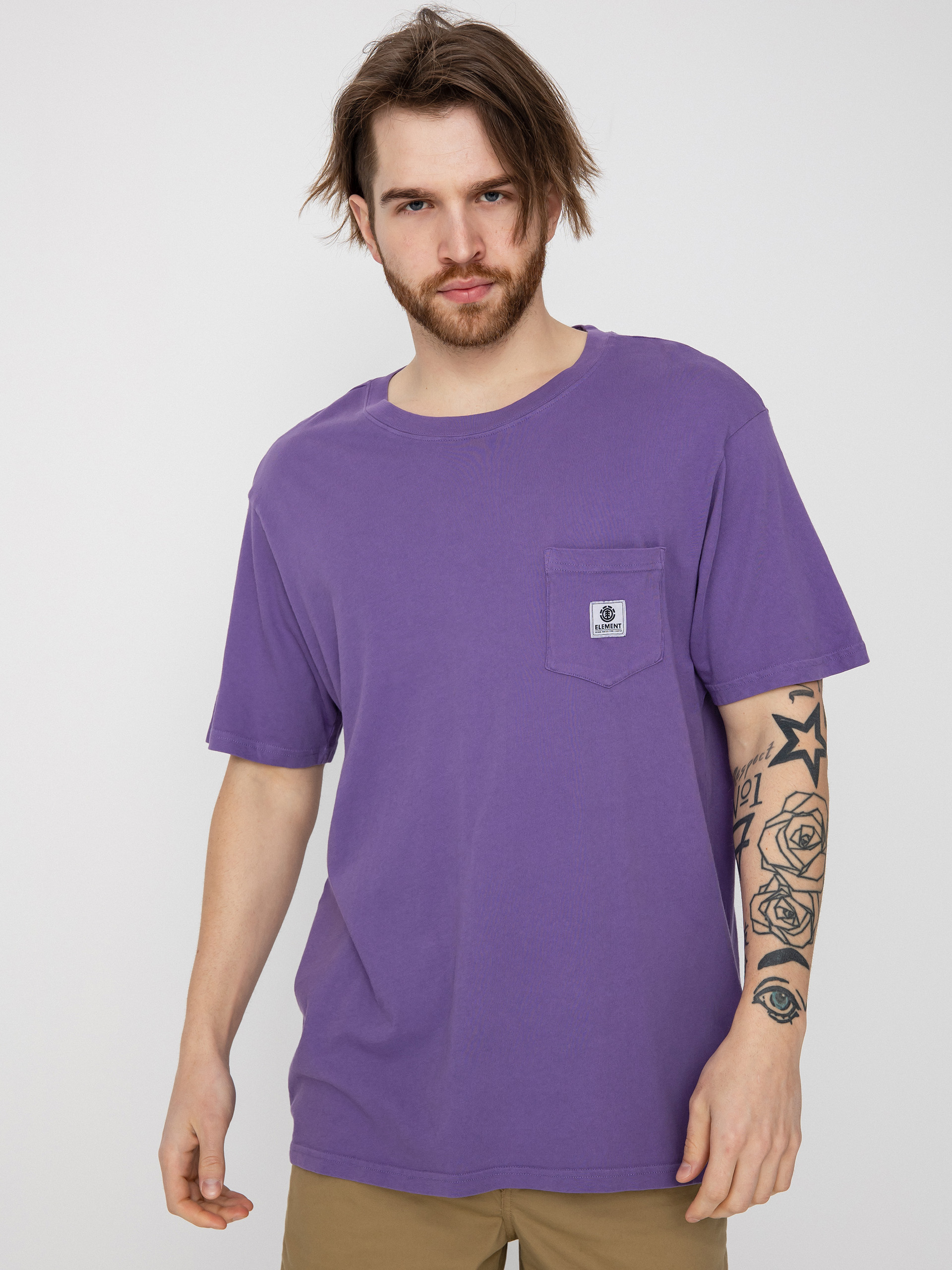 T-shirt Element Basic Pocket Pigment (passion flower)