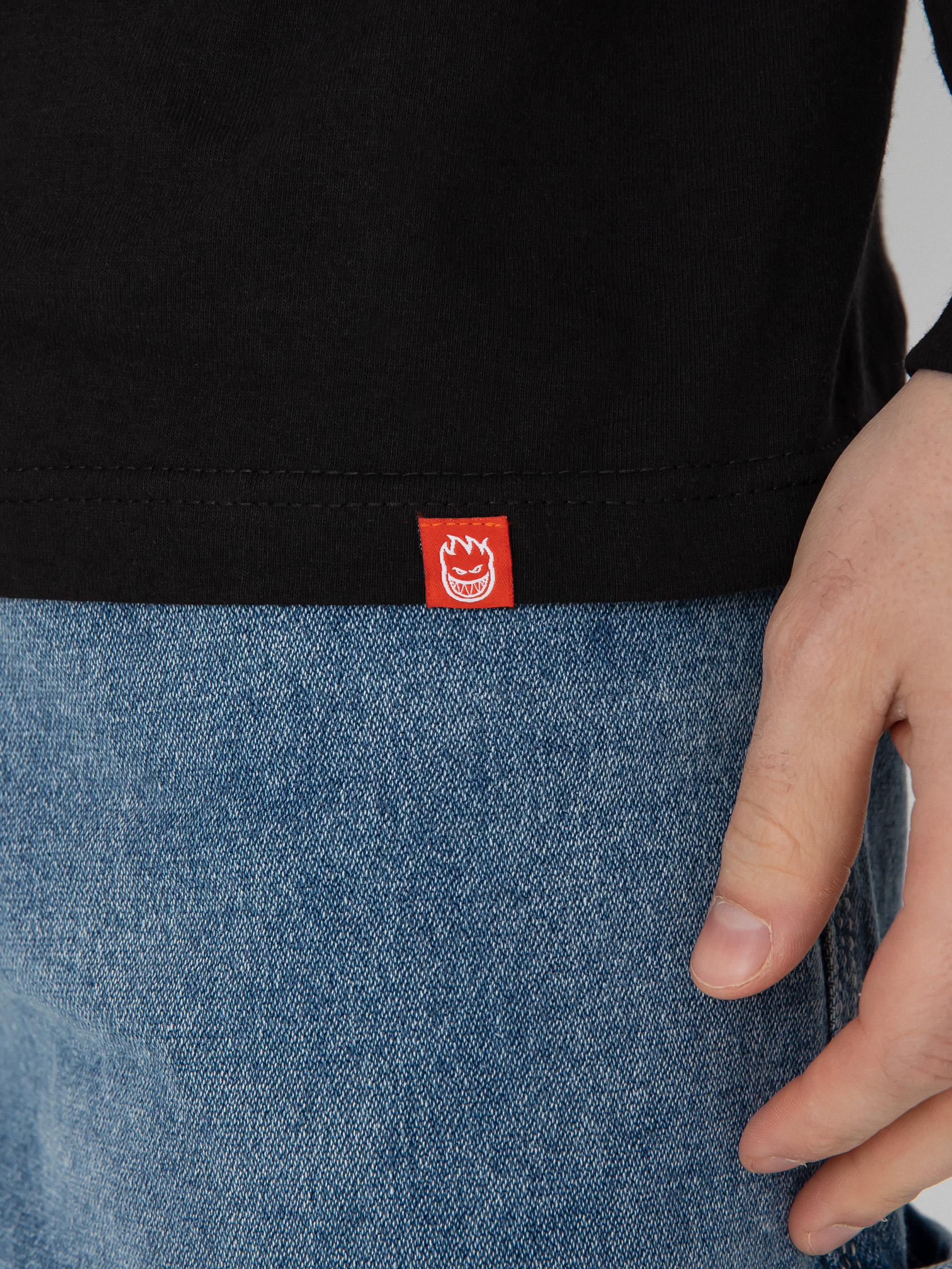 Longsleeve Spitfire Bighead Fl (black/gold/red)