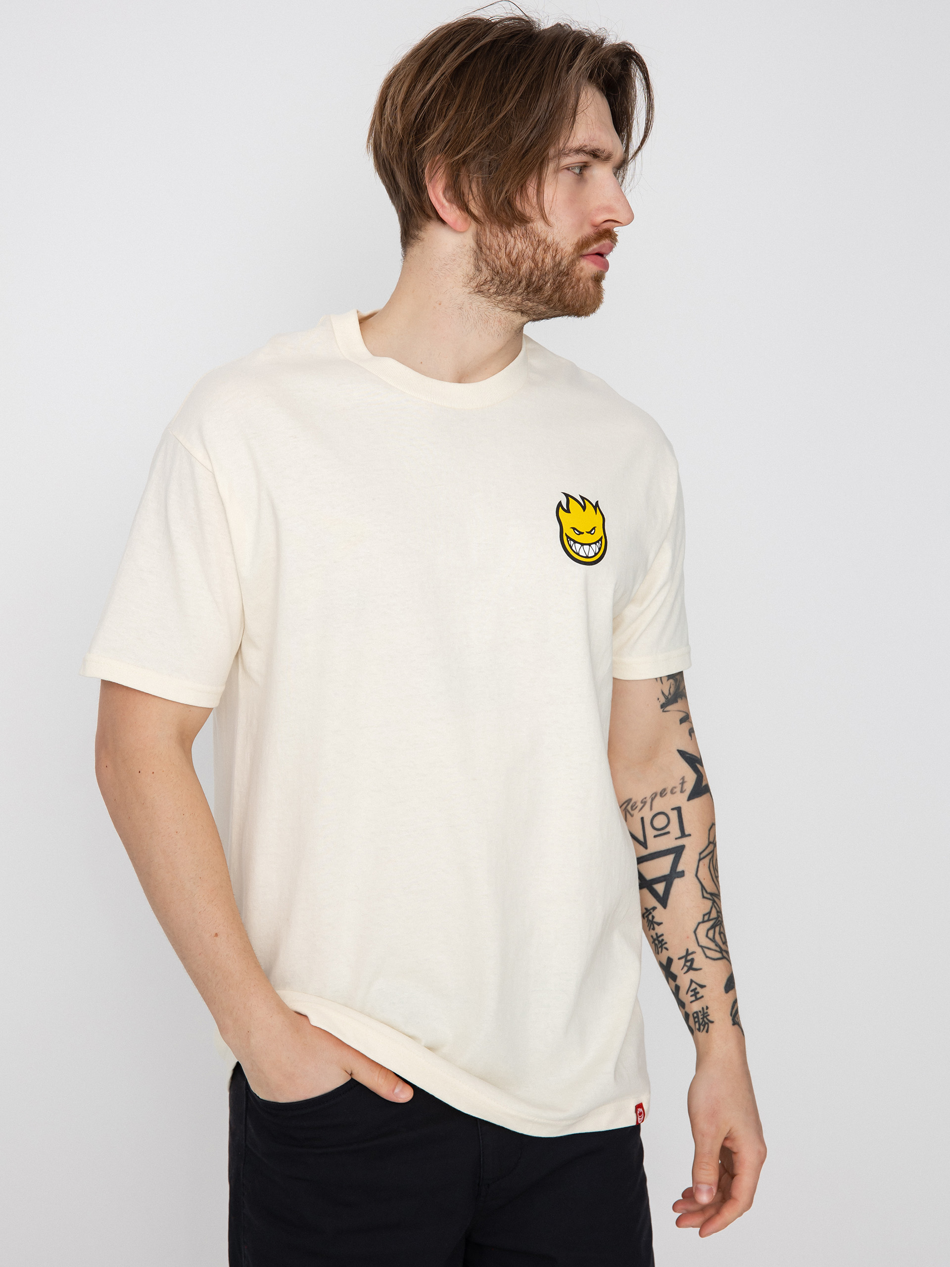 T-shirt Spitfire Lil Bghd Fl (cream/gold)