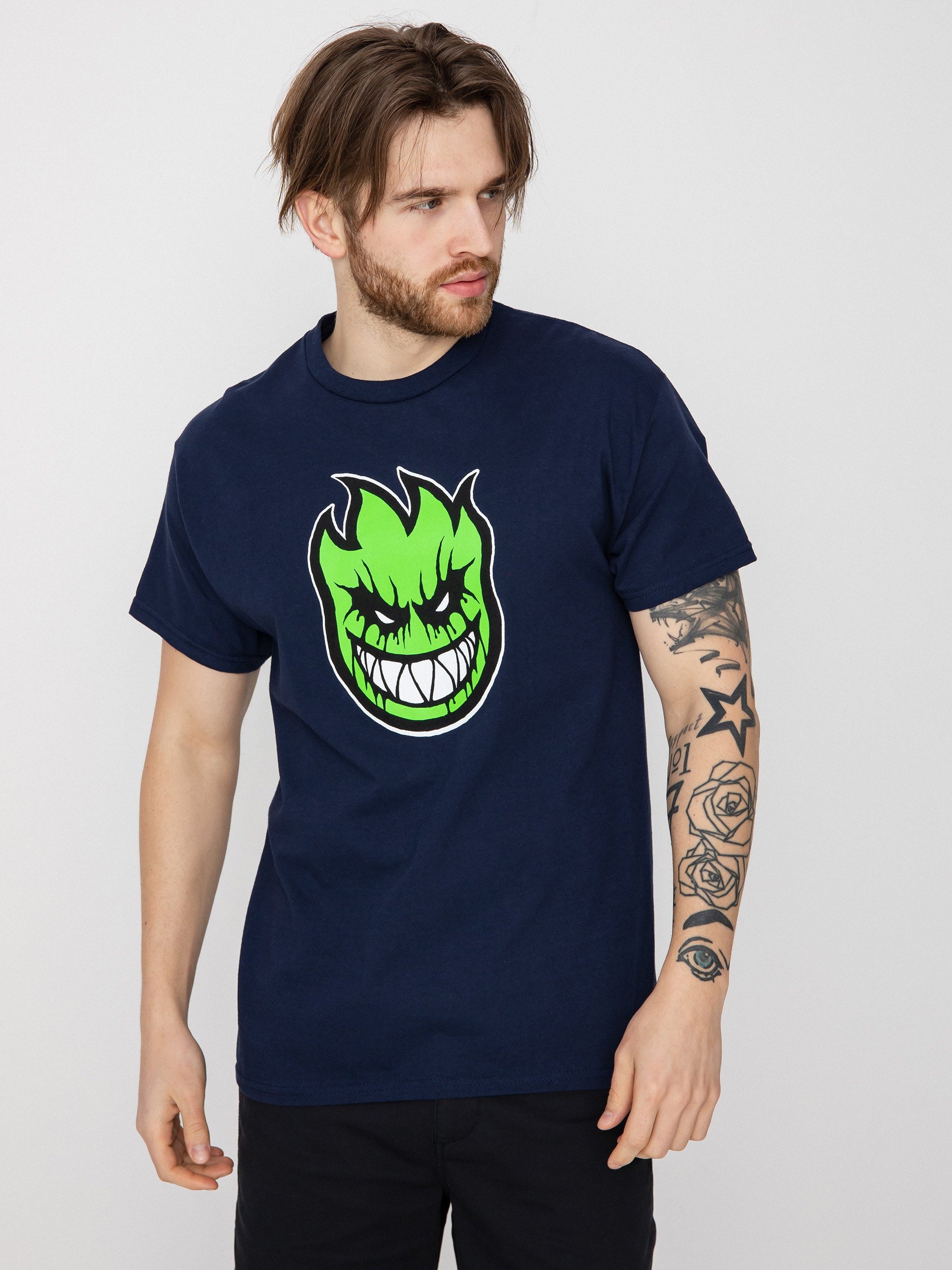 T-shirt Spitfire Deathmask (navy)
