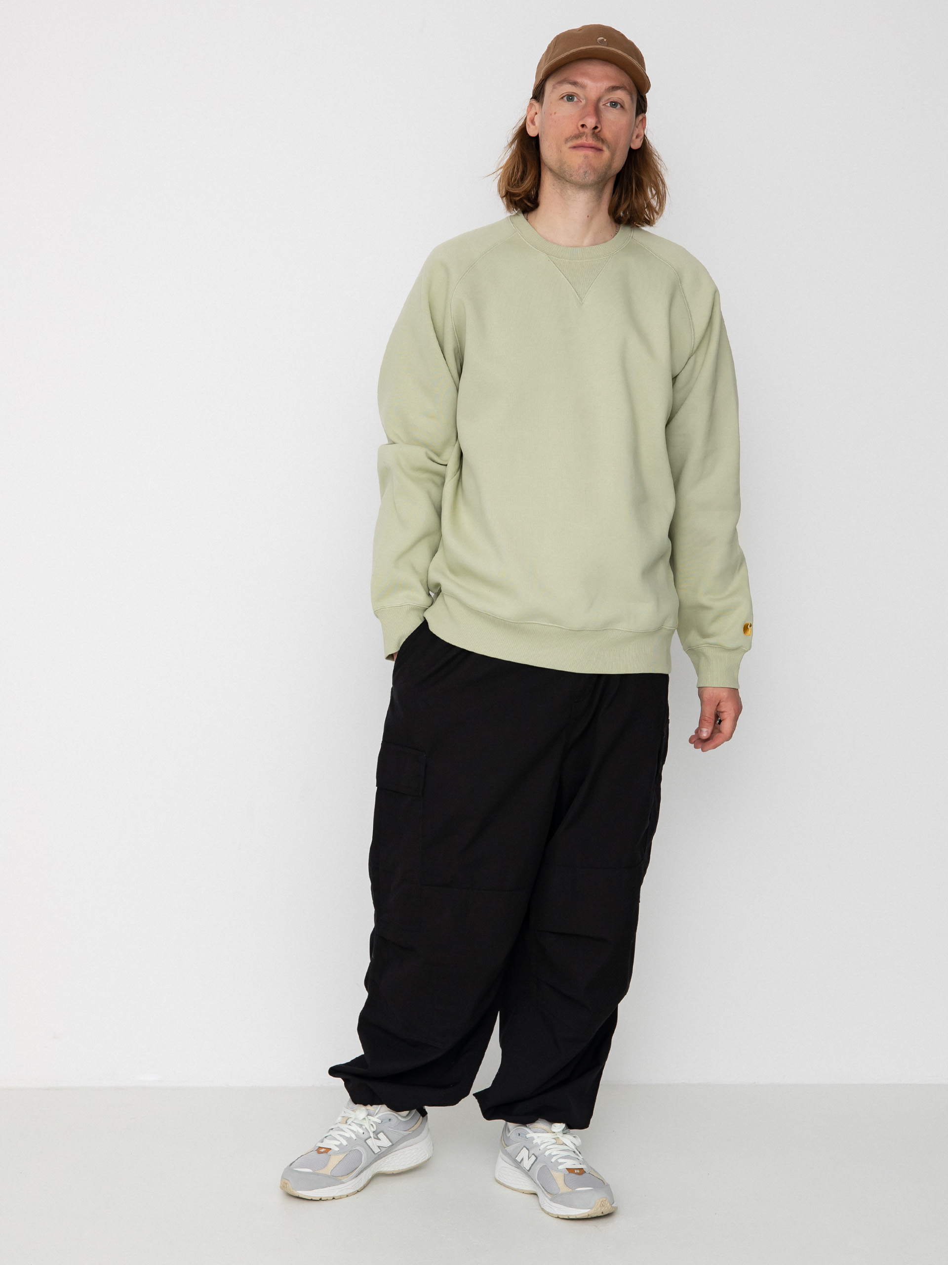 Bluza Carhartt WIP Chase (agave/gold)
