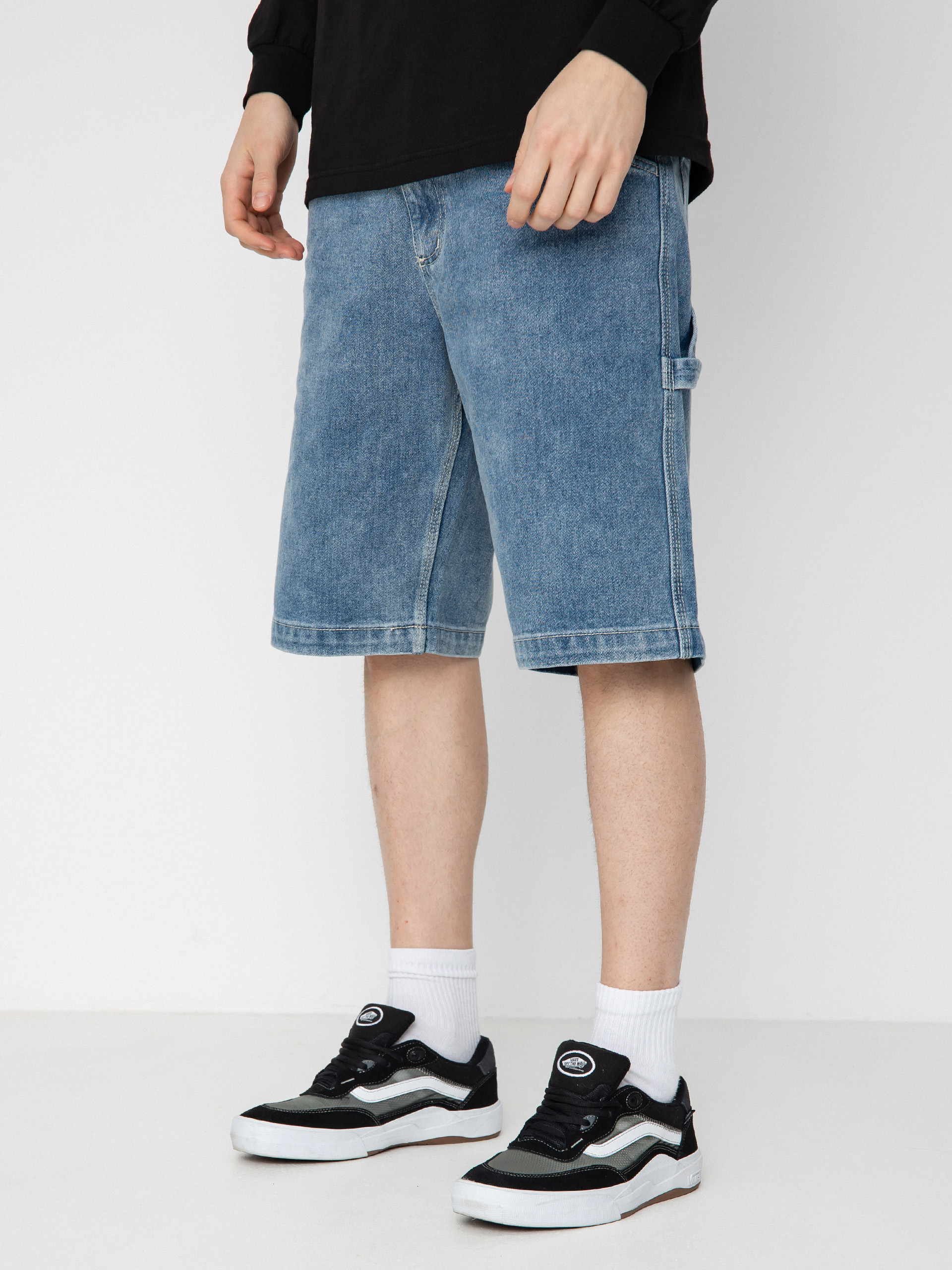 Szorty RVCA Chainmail Denim (broken blue wash)