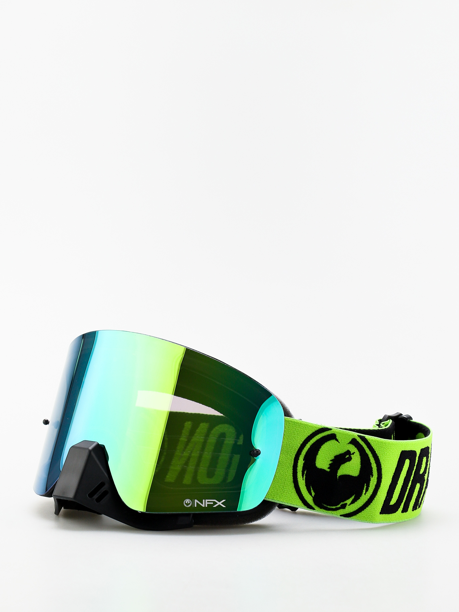 Gogle Dragon NFX (mx break green/green ion clear)