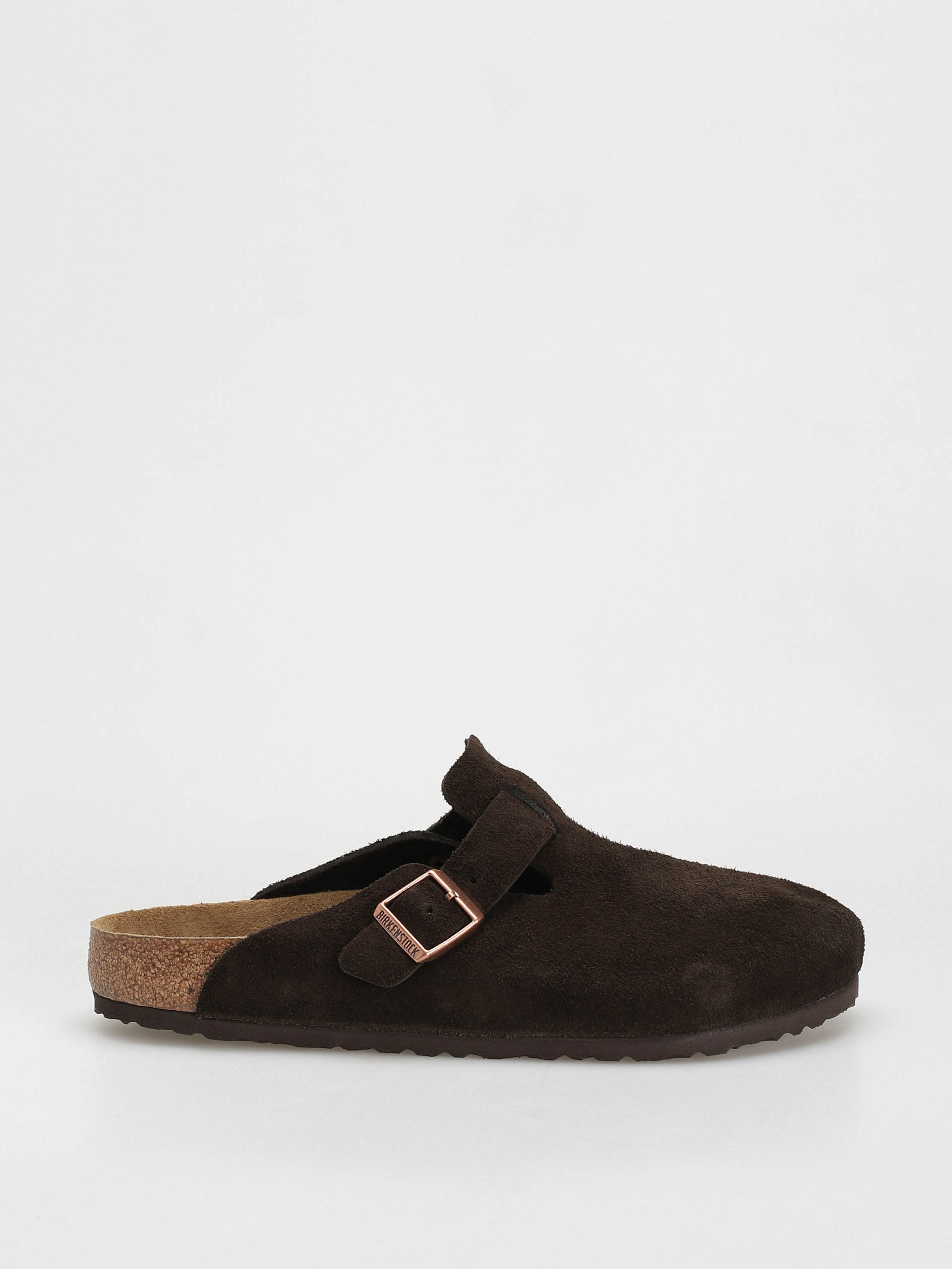 Klapki Birkenstock Boston Suede Regular (mocha)