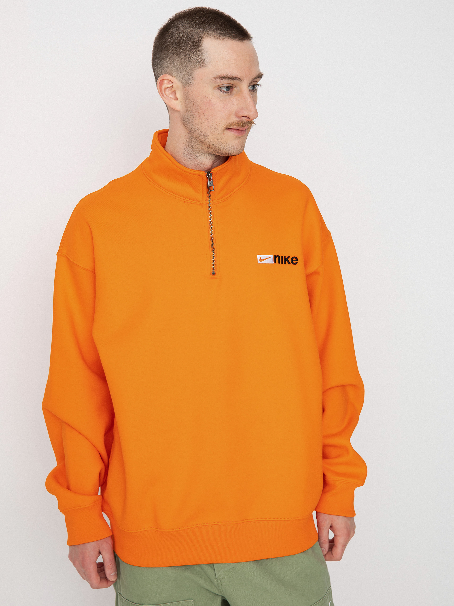 Bluza Nike SB Half Zip Y2K Logo (safety orange)