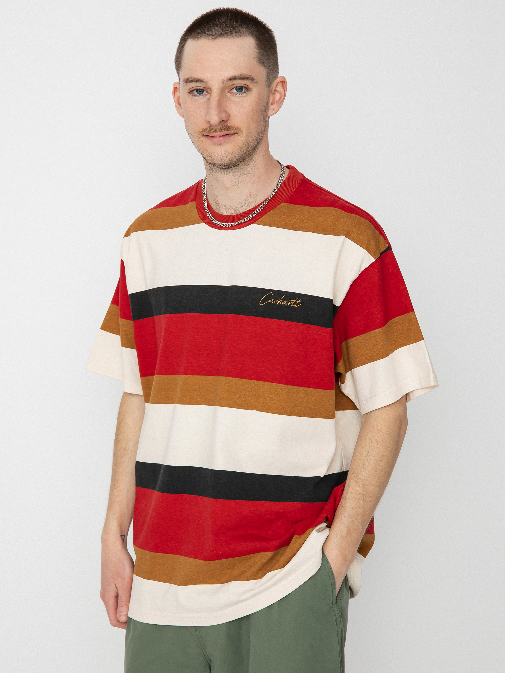 T-shirt Carhartt WIP Crouser (crouser stripe arcade)