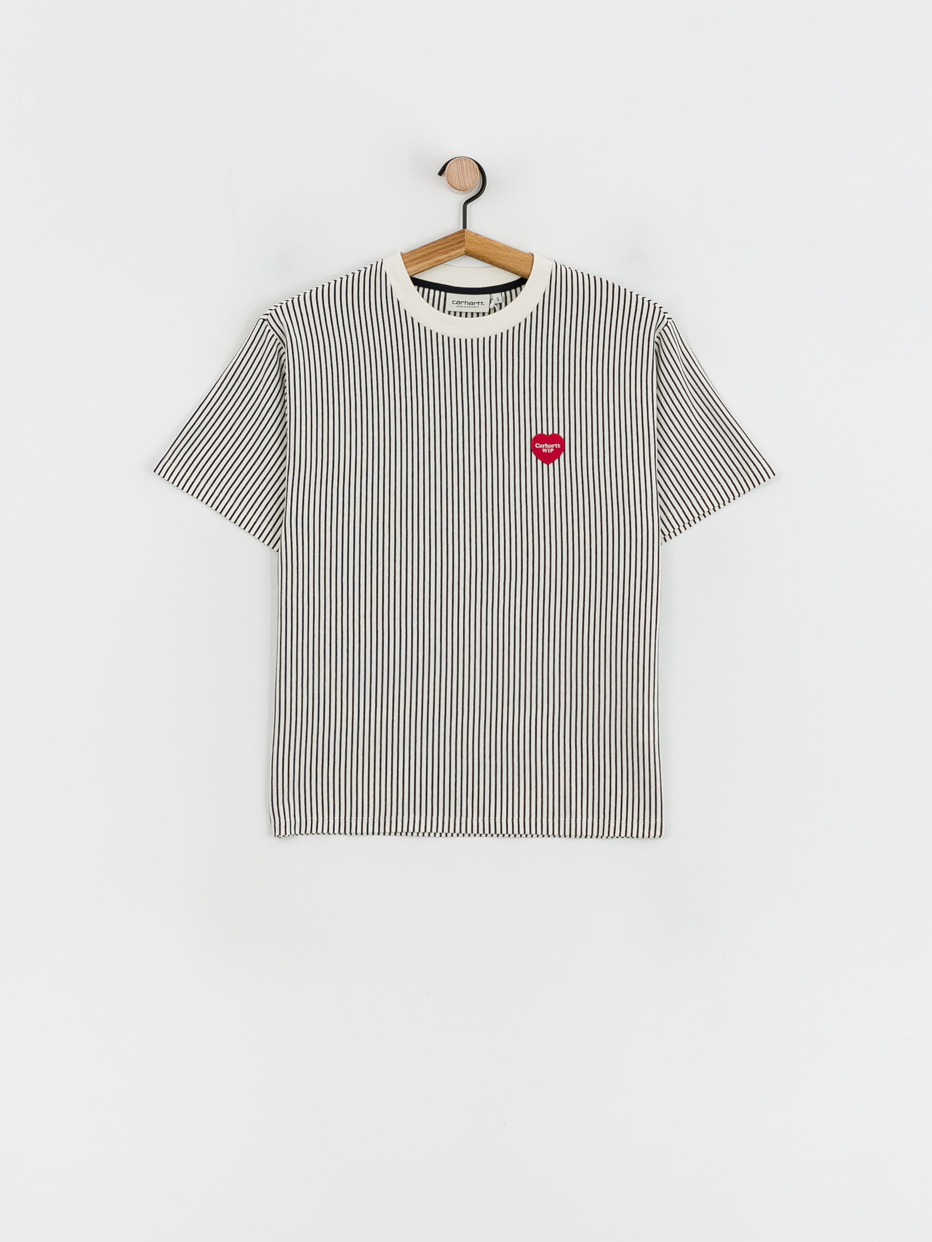 T-shirt Carhartt WIP Terrell Wmn (terrell stripe wax/dark navy)