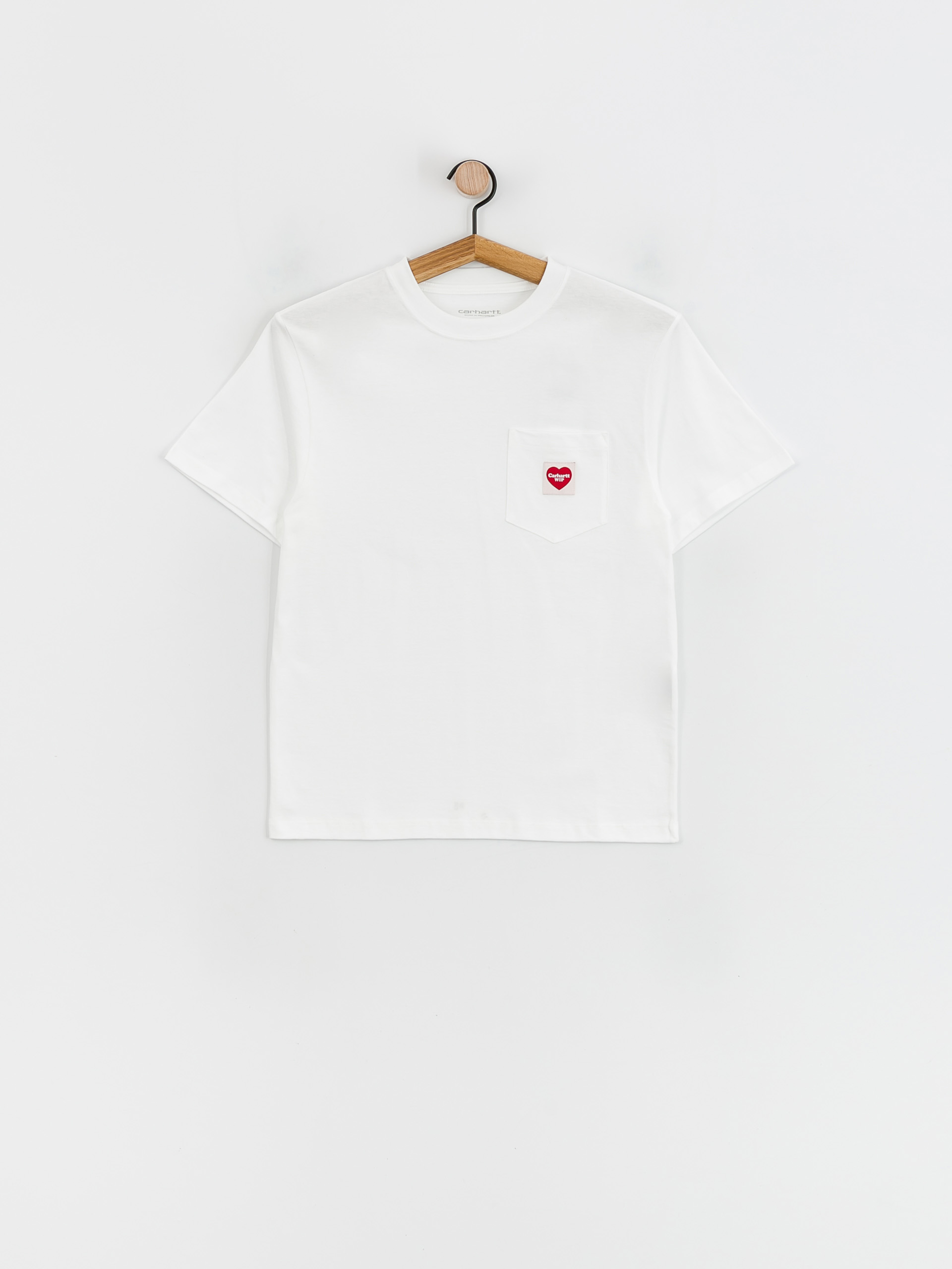 T-shirt Carhartt WIP Pocket Heart Wmn (white)