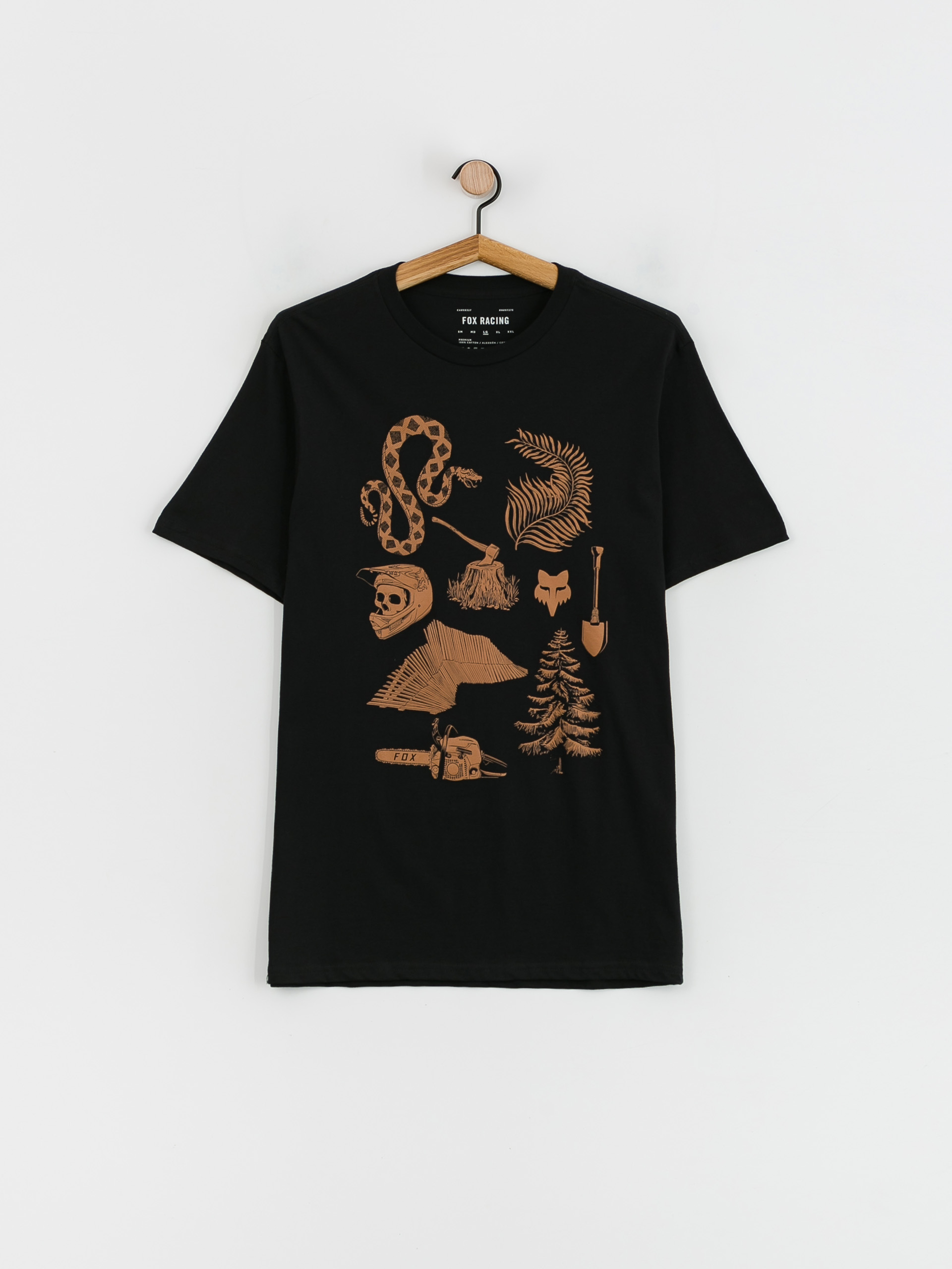 T-shirt Fox Track Beast (black)