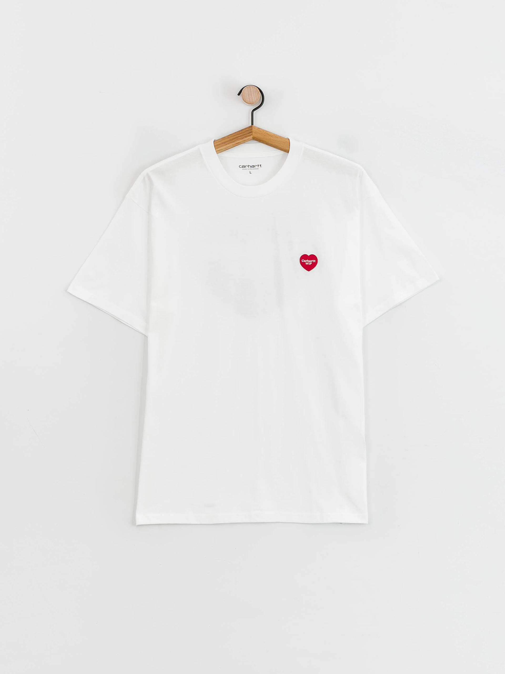 T-shirt Carhartt WIP Double Heart (white)