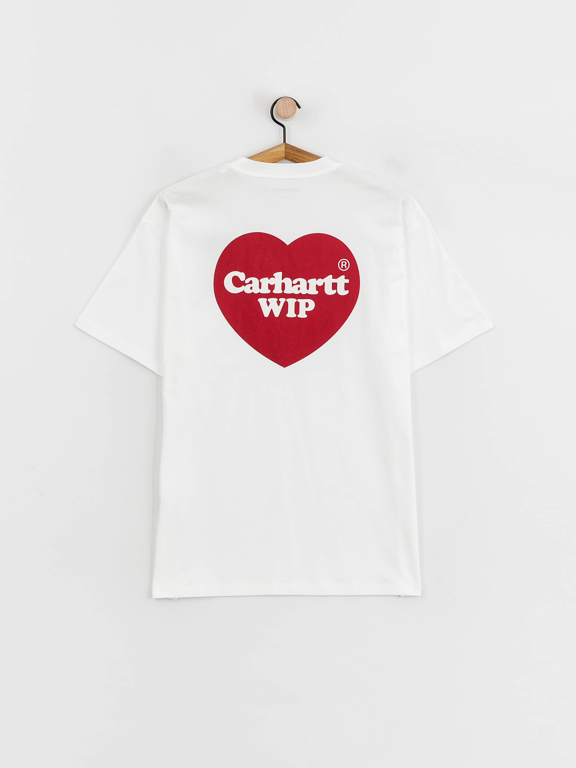 T-shirt Carhartt WIP Double Heart (white)