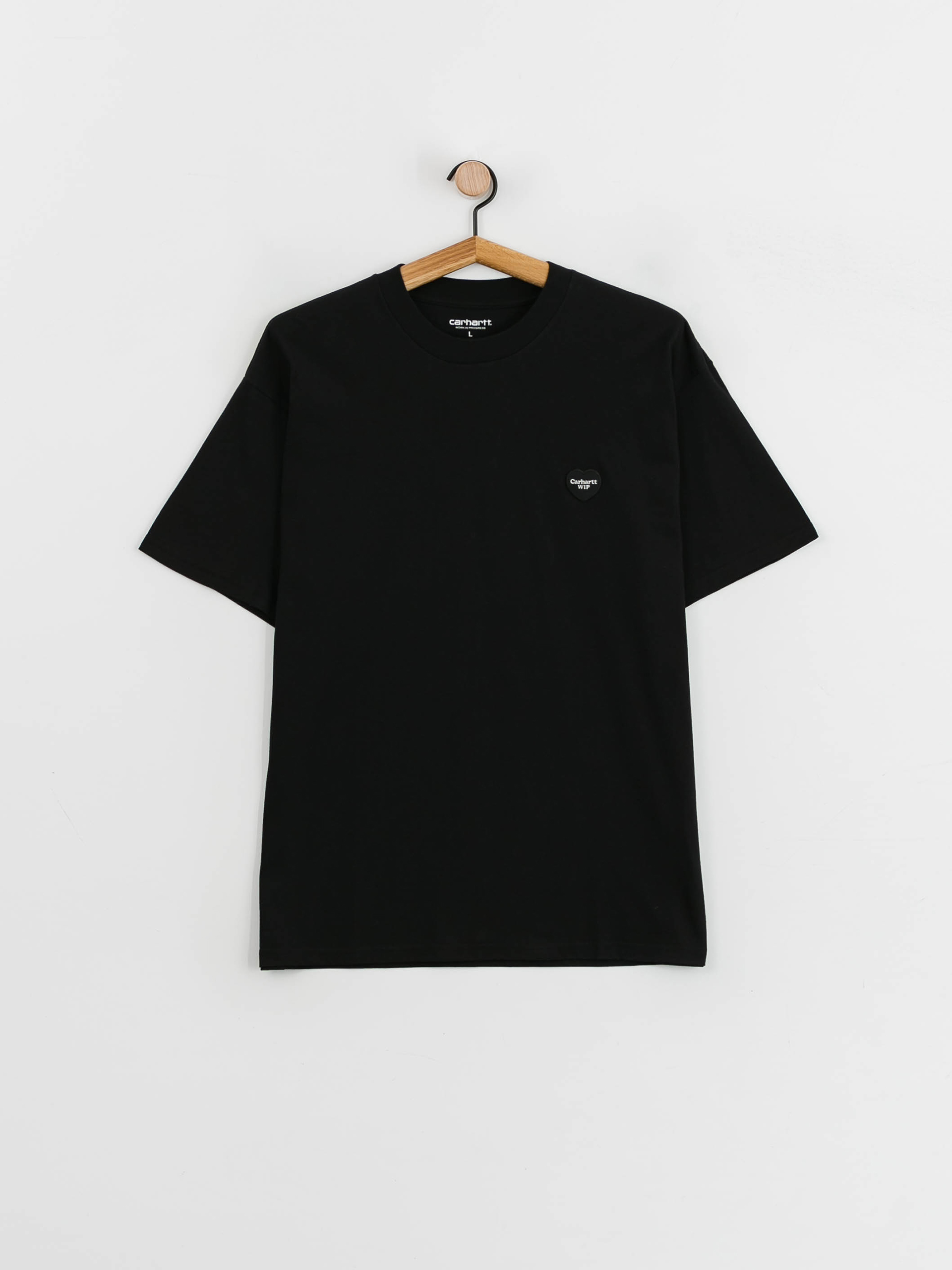 T-shirt Carhartt WIP Double Heart (black)