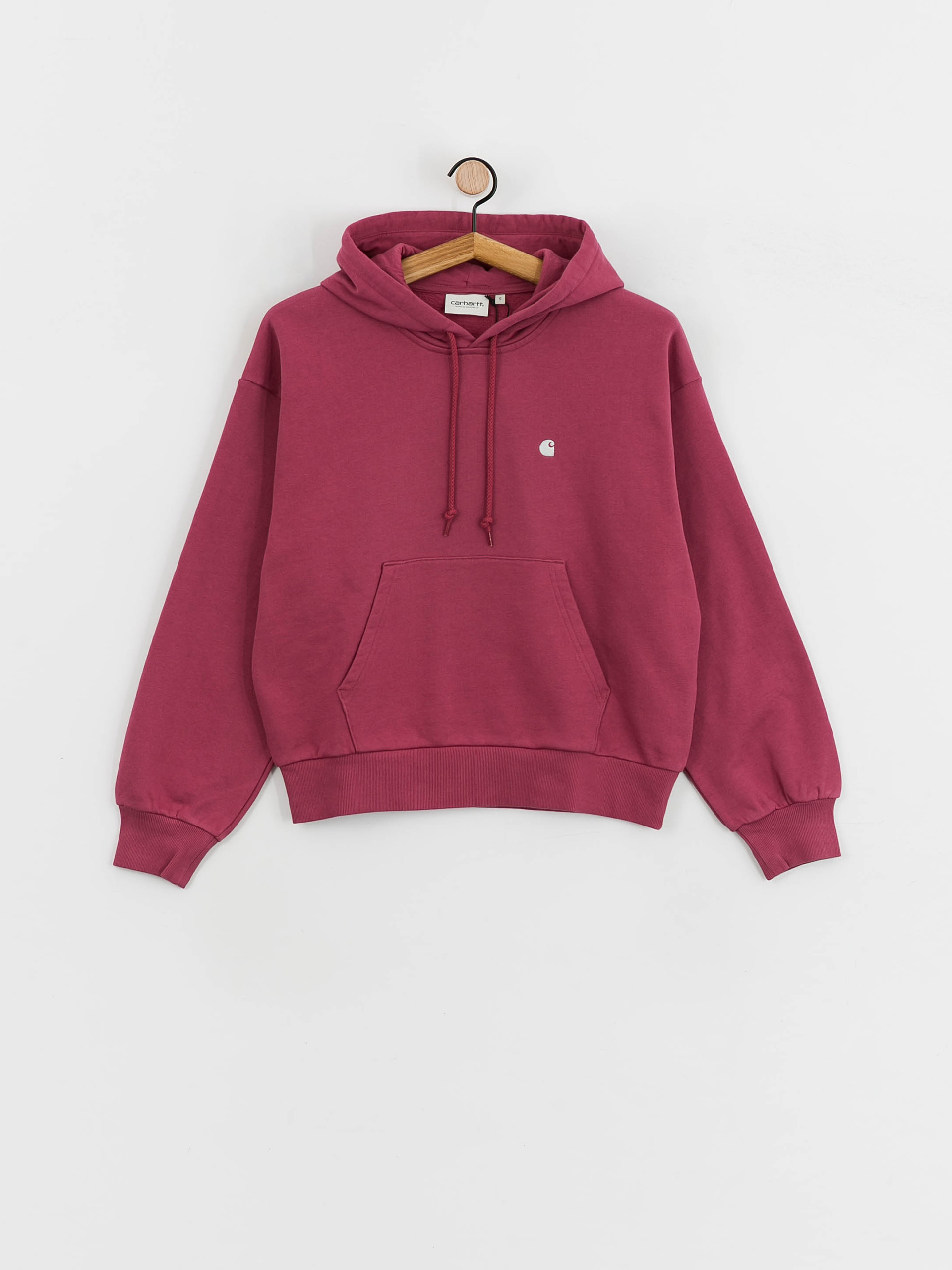 Bluza z kapturem Carhartt WIP Casey HD Wmn (punch/silver)