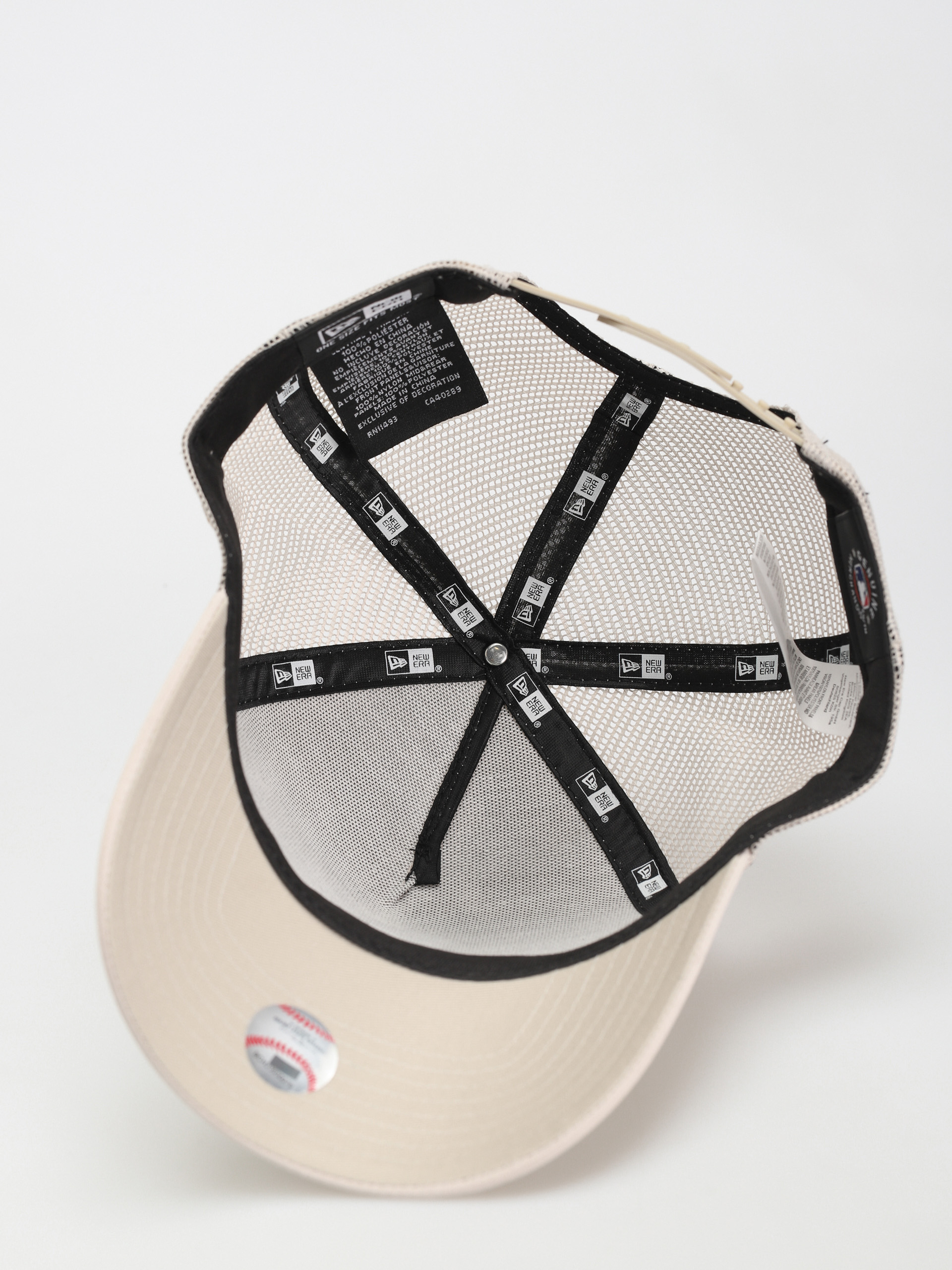 Czapka z daszkiem New Era Tech Ripstop Trucker Los Angeles Dodgers (stone)