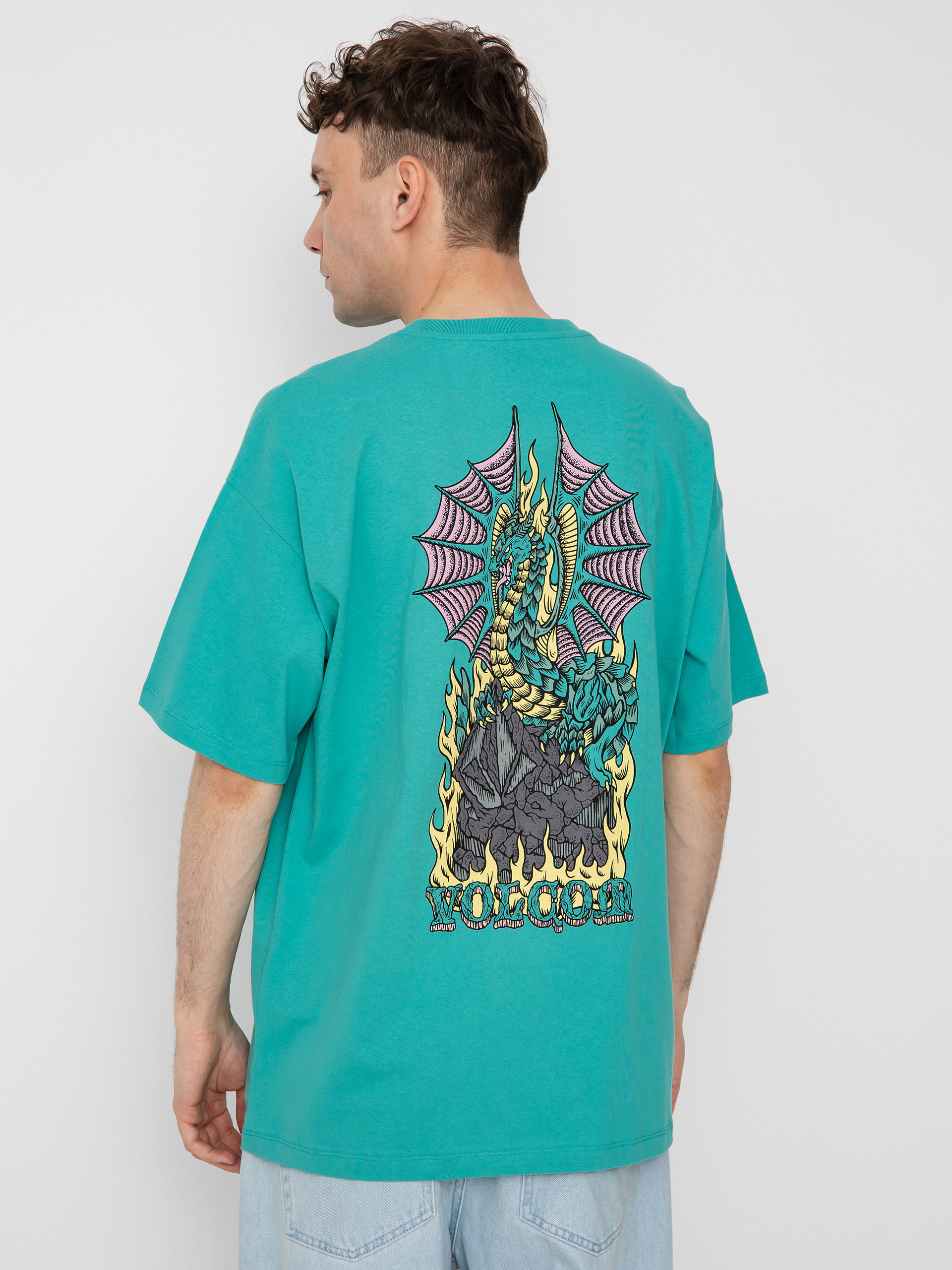 T-shirt Volcom Alstone Lse (temple teal)
