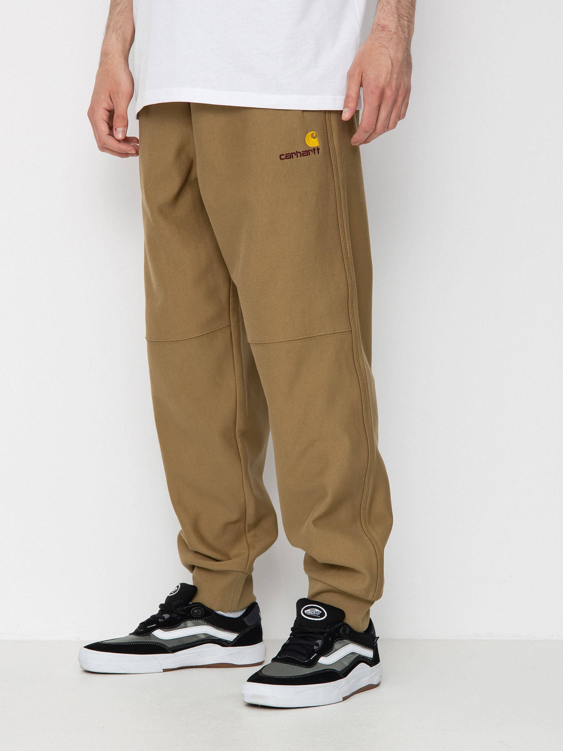 Spodnie Carhartt WIP American Script Jogging (larch)