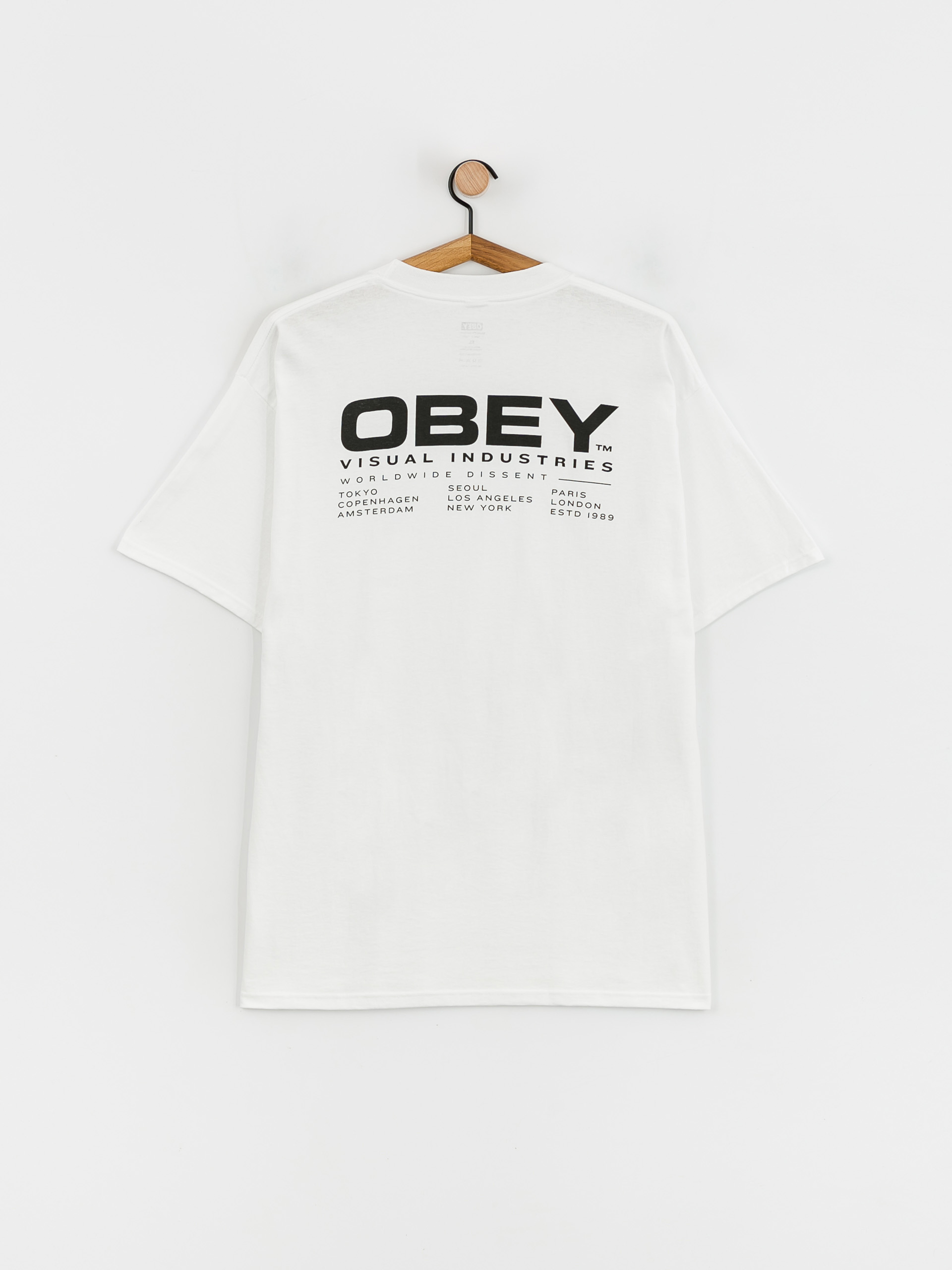 T-shirt OBEY Worldwide Dissent (white)
