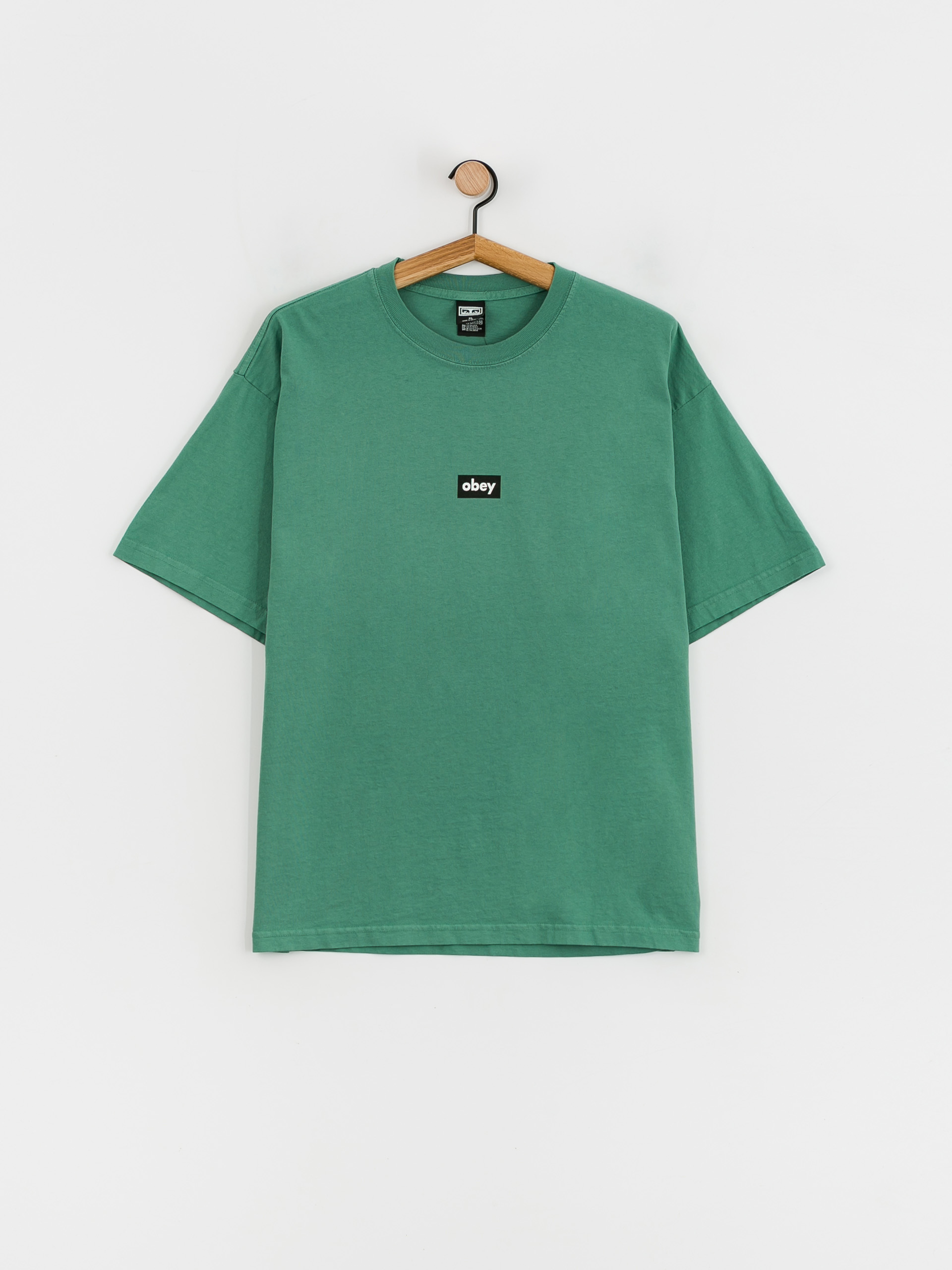 T-shirt OBEY Black Bar (palm leaf)