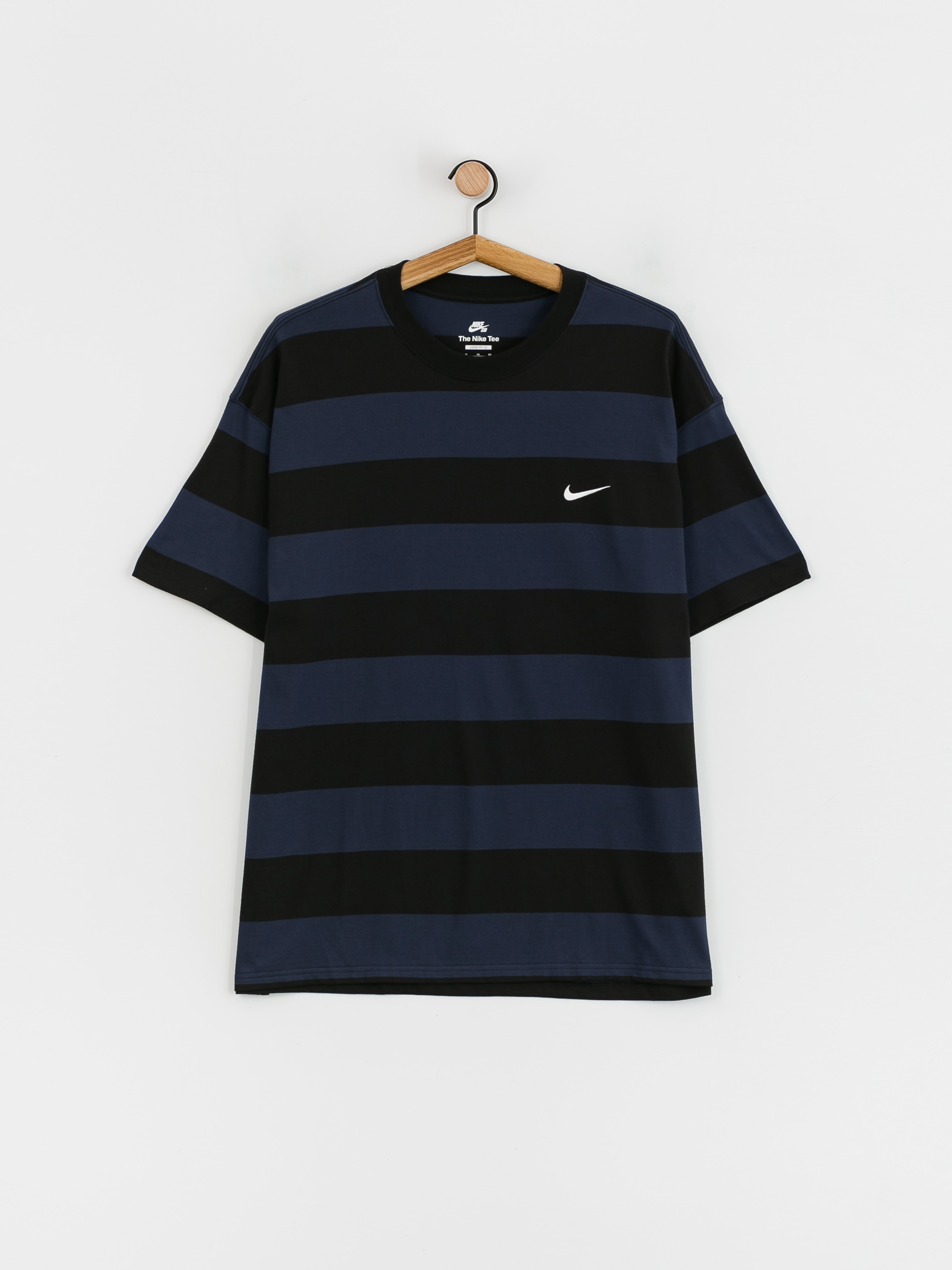 T-shirt Nike SB Stripe (midnight navy/black/white)