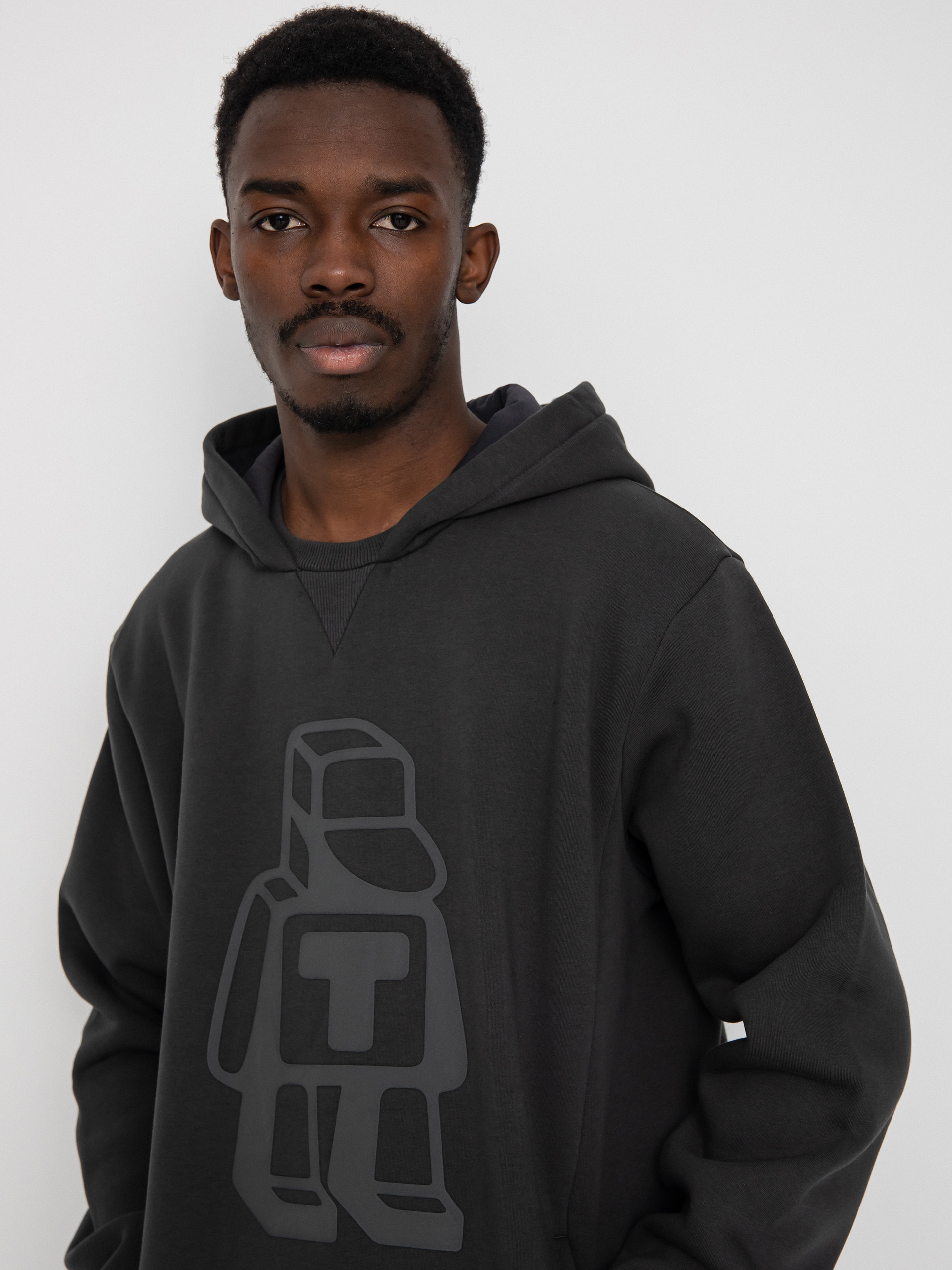 Bluza z kapturem Tabasko Monochrom (grafit)