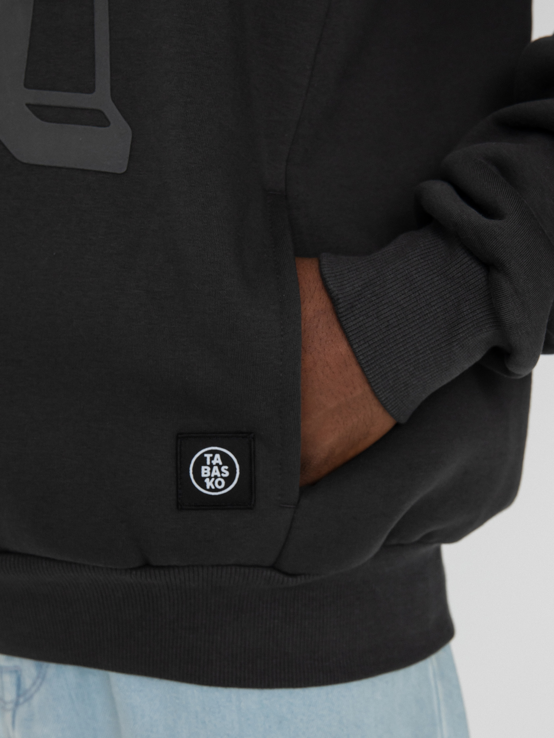 Bluza z kapturem Tabasko Monochrom (grafit)