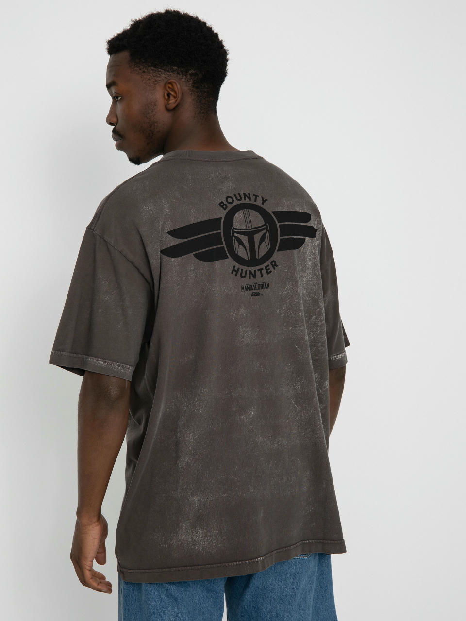 T-shirt DC X Star Wars Mando Travel (dark shadow rain wsh)