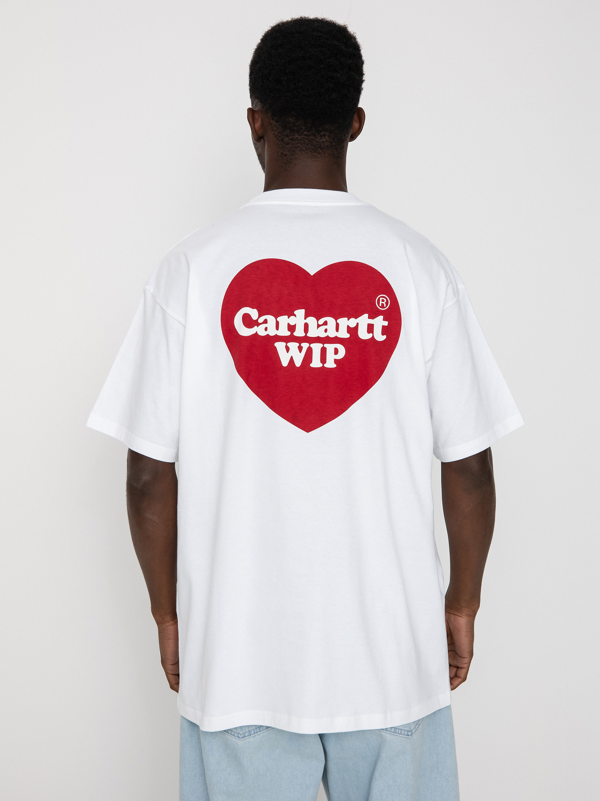 T-shirt Carhartt WIP Double Heart (white)