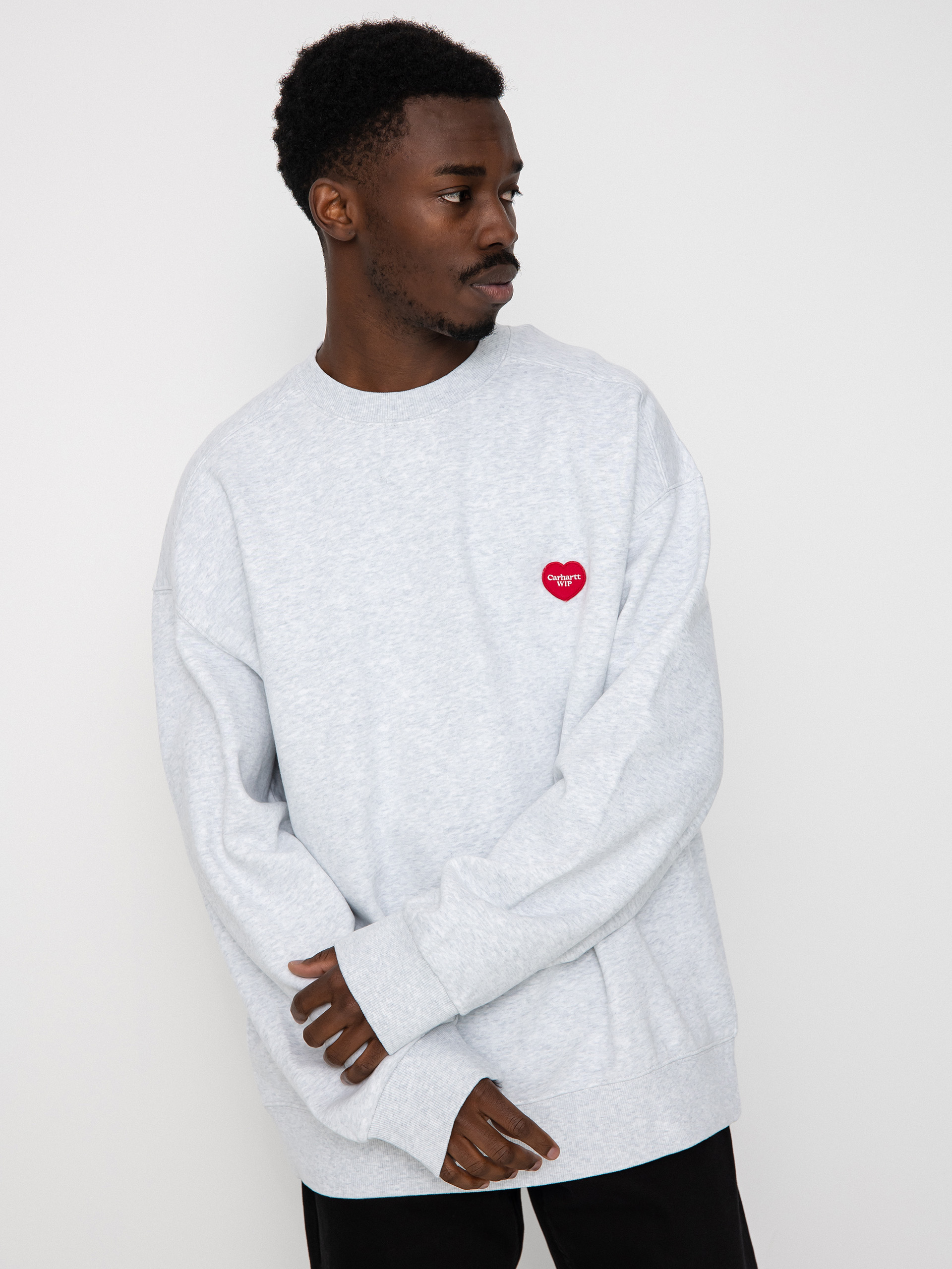 Bluza Carhartt WIP Heart Patch (ash heather)