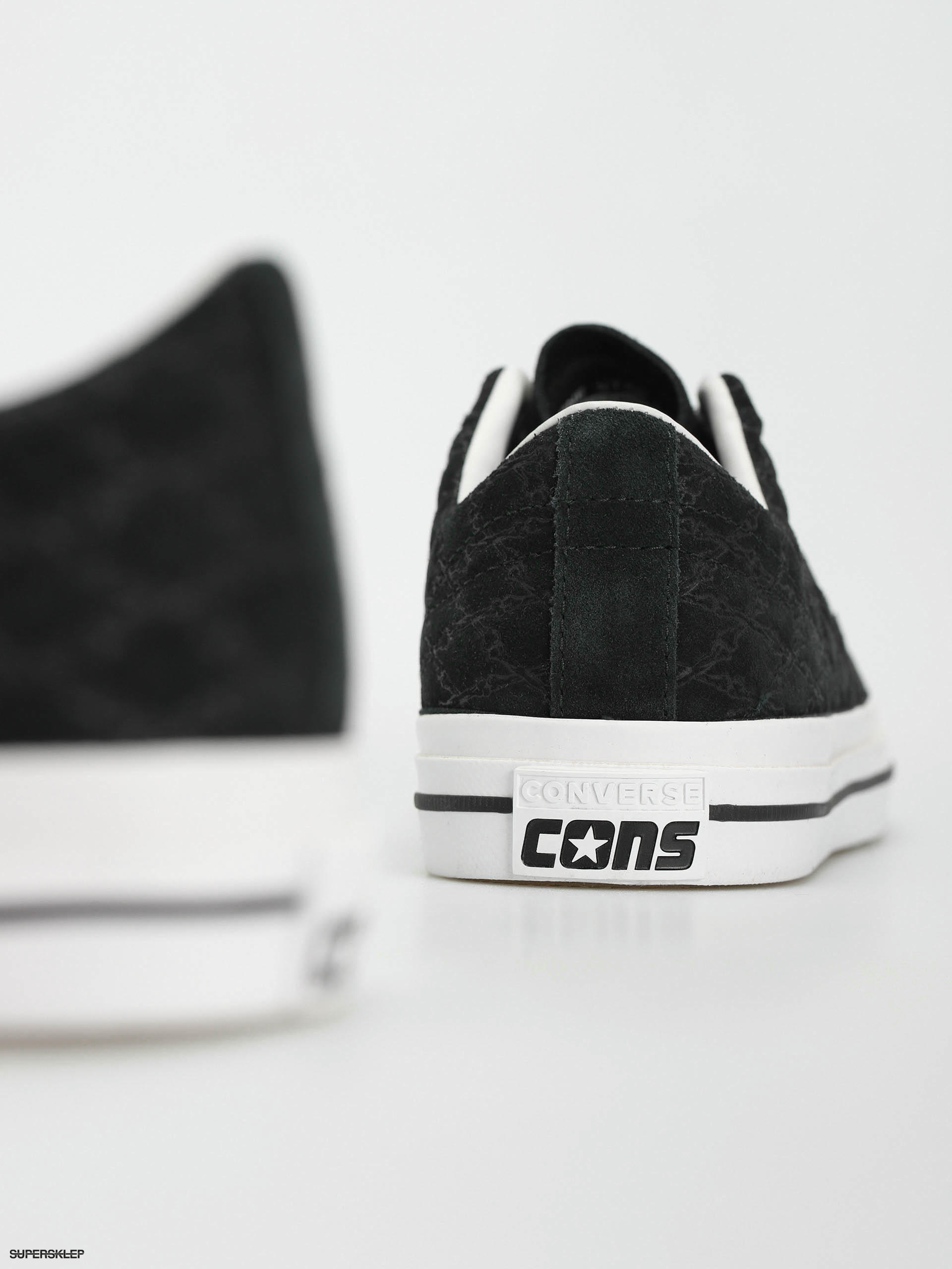 Buty Converse One Star Pro Ox (black/black/white)