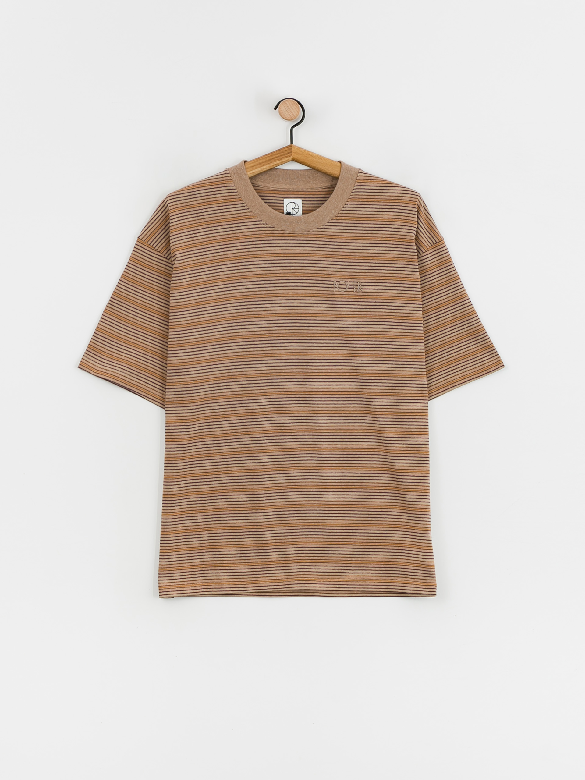 T-shirt Polar Skate Stripe Surf (camel)