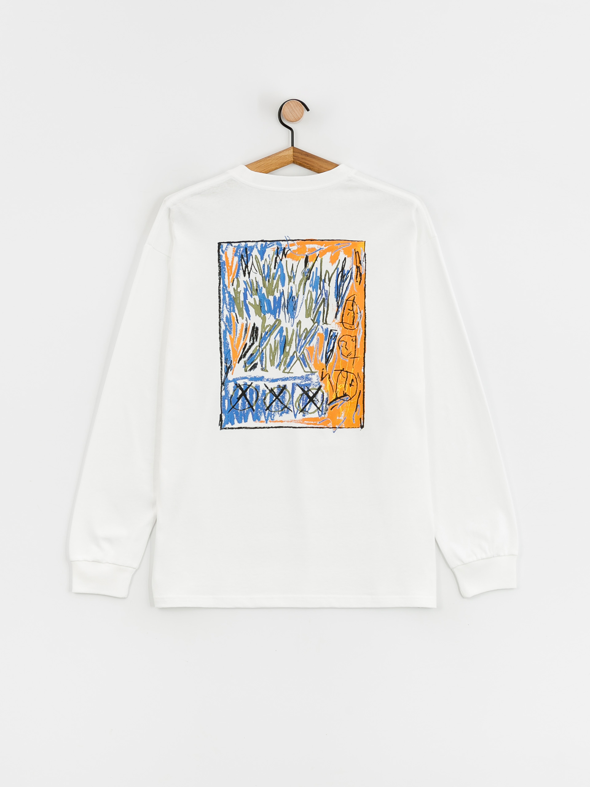 Longsleeve Polar Skate Campfire LS (white)