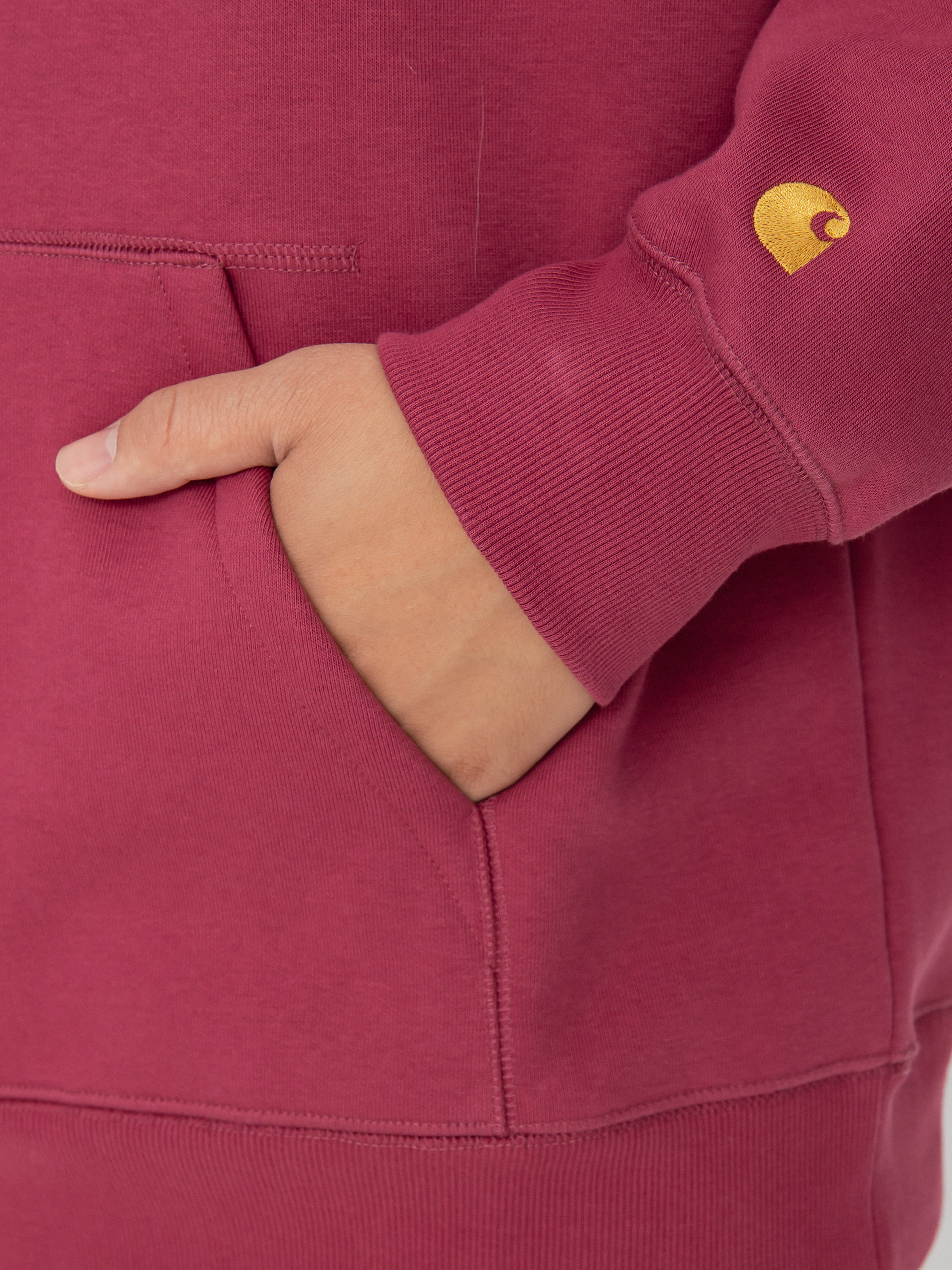 Bluza z kapturem Carhartt WIP Chase HD (punch/gold)