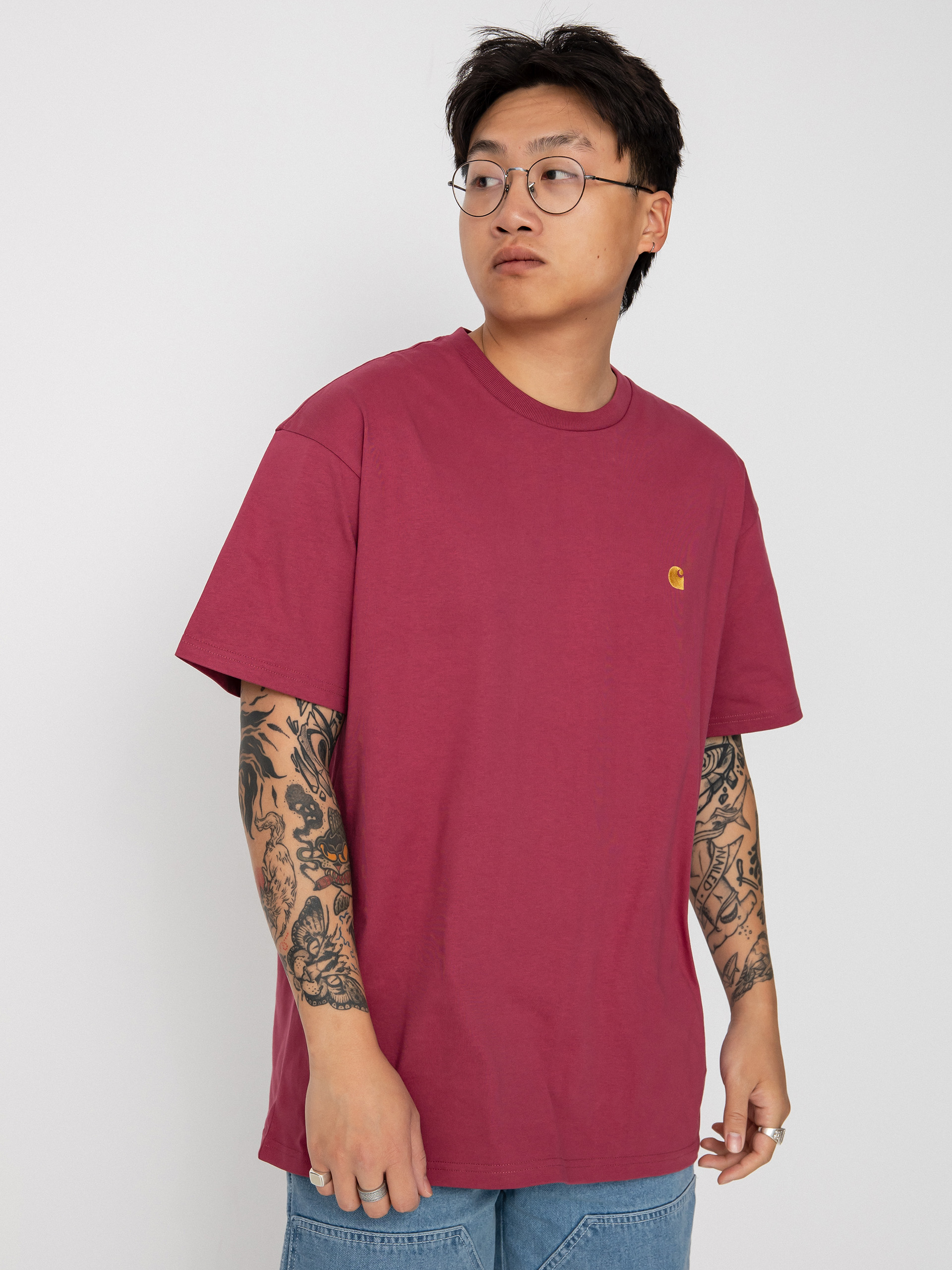 T-shirt Carhartt WIP Chase (punch/gold)