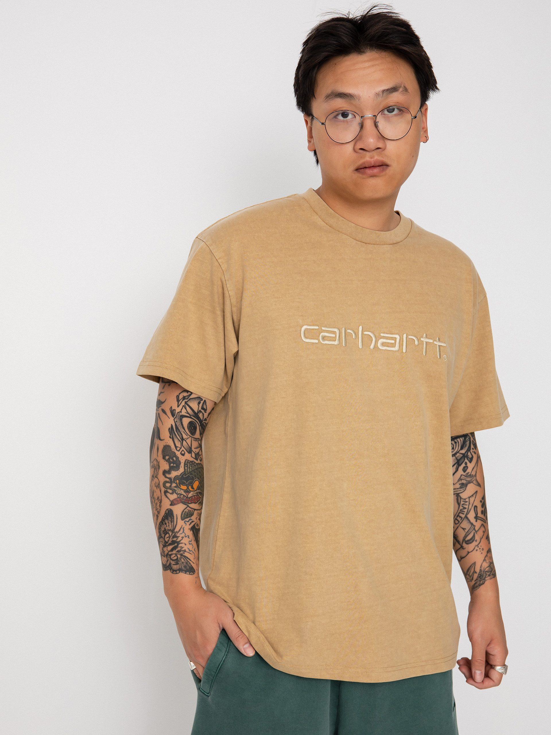 T-shirt Carhartt WIP Duster (dusty h brown)