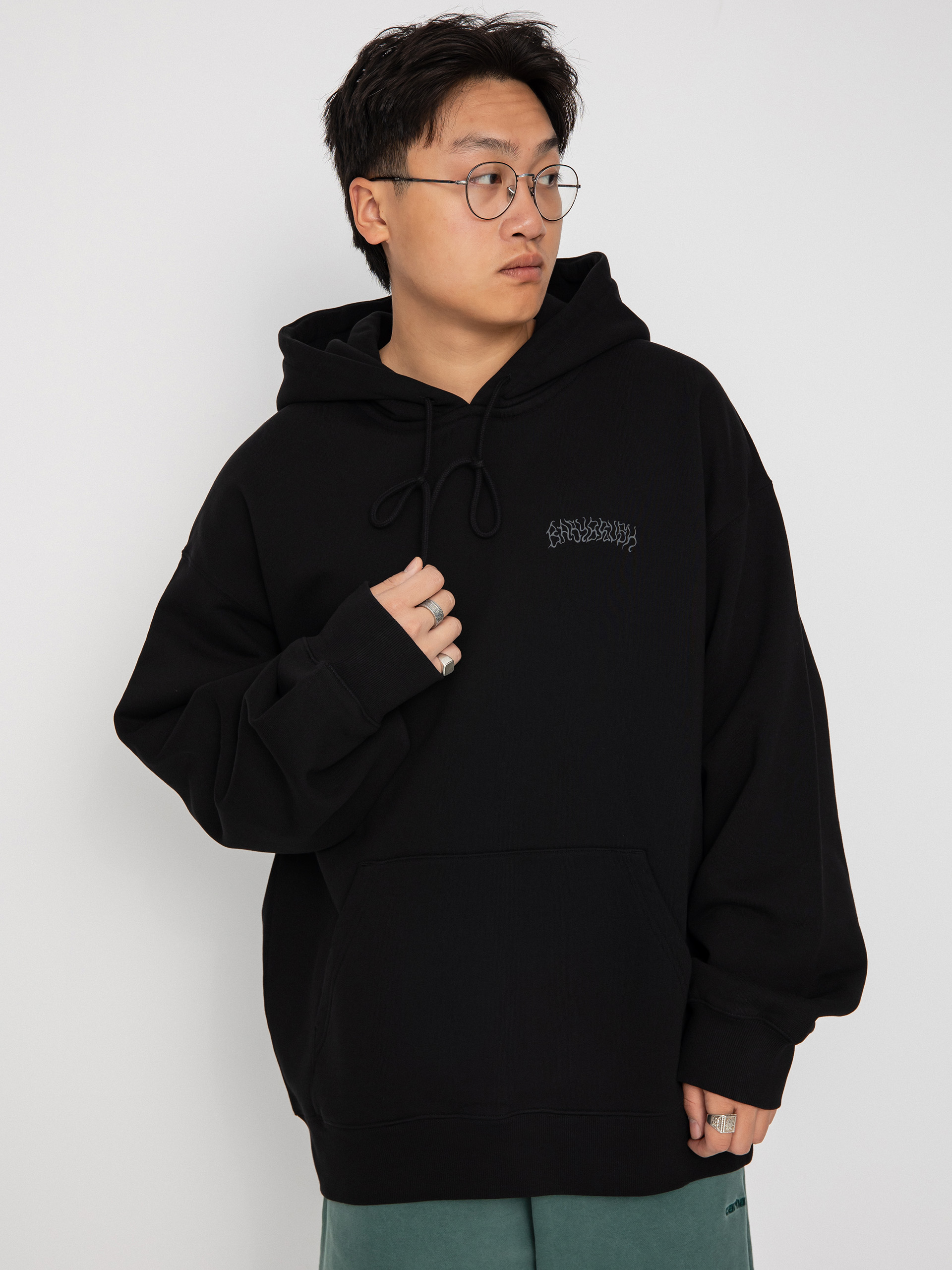 Bluza z kapturem Carhartt WIP Babybrush Duck HD (black)