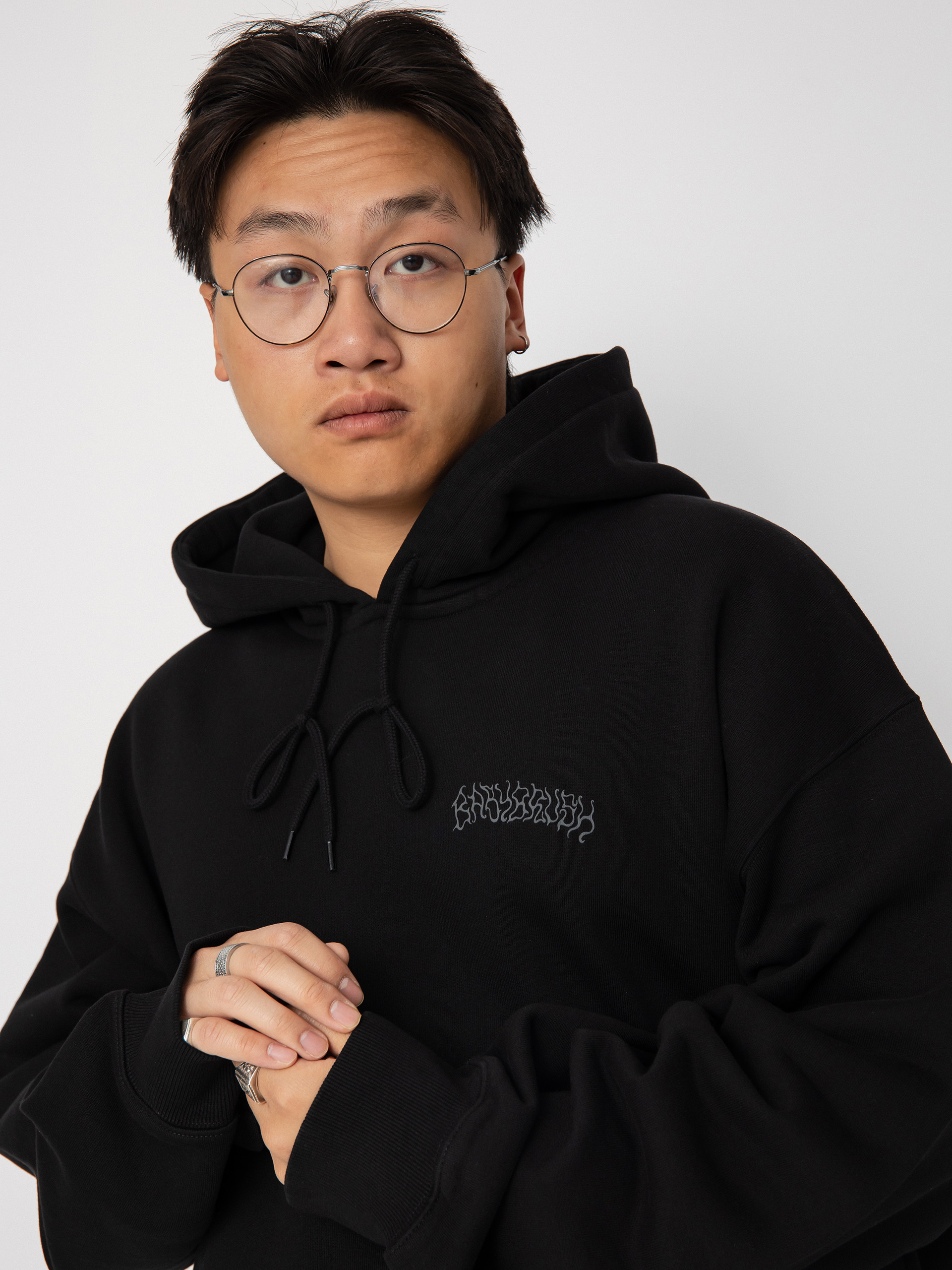 Bluza z kapturem Carhartt WIP Babybrush Duck HD (black)