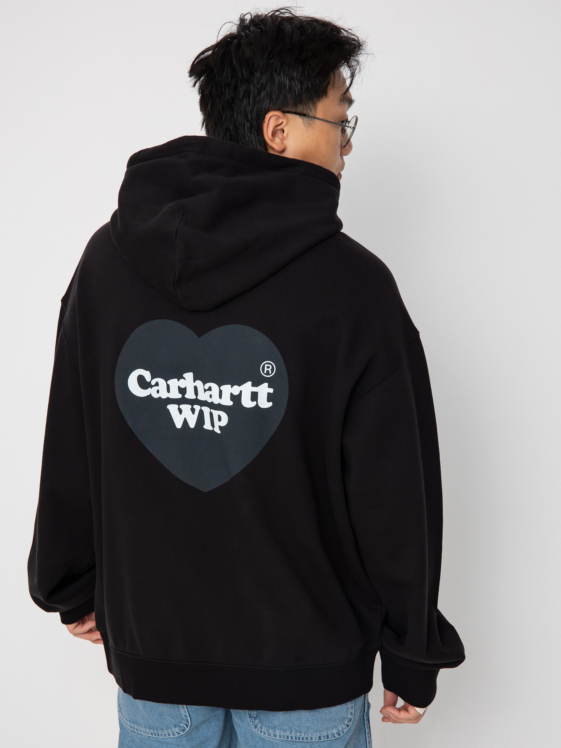 Bluza z kapturem Carhartt WIP Heart HD (black)