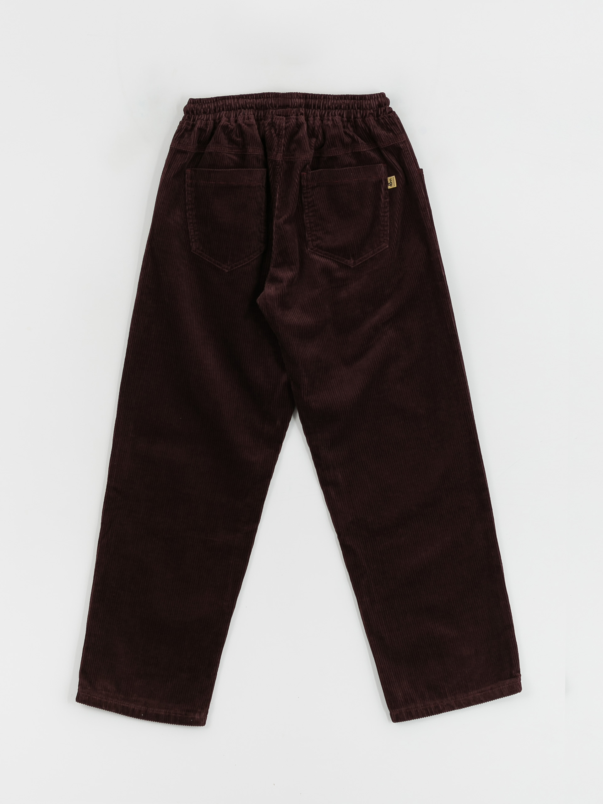 Spodnie Malita Cord Log Elastic (plum)