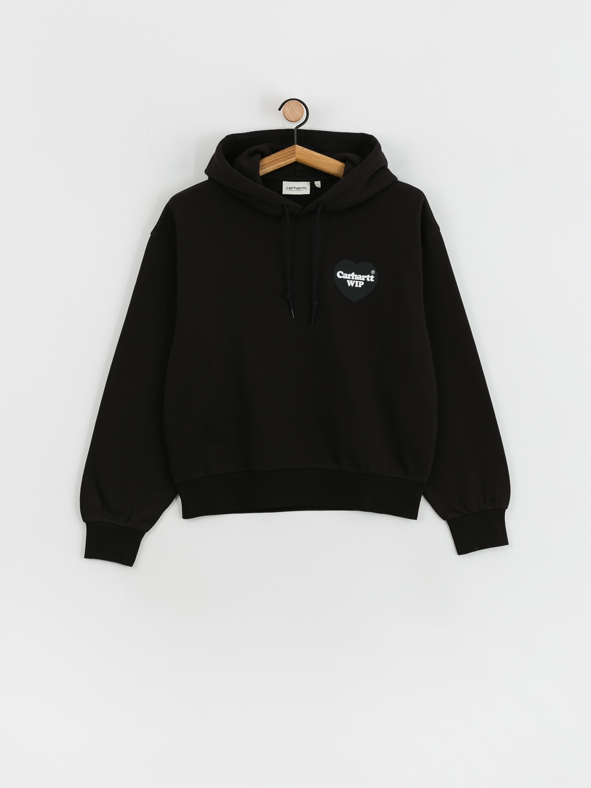 Bluza z kapturem Carhartt WIP Heart HD Wmn (black)
