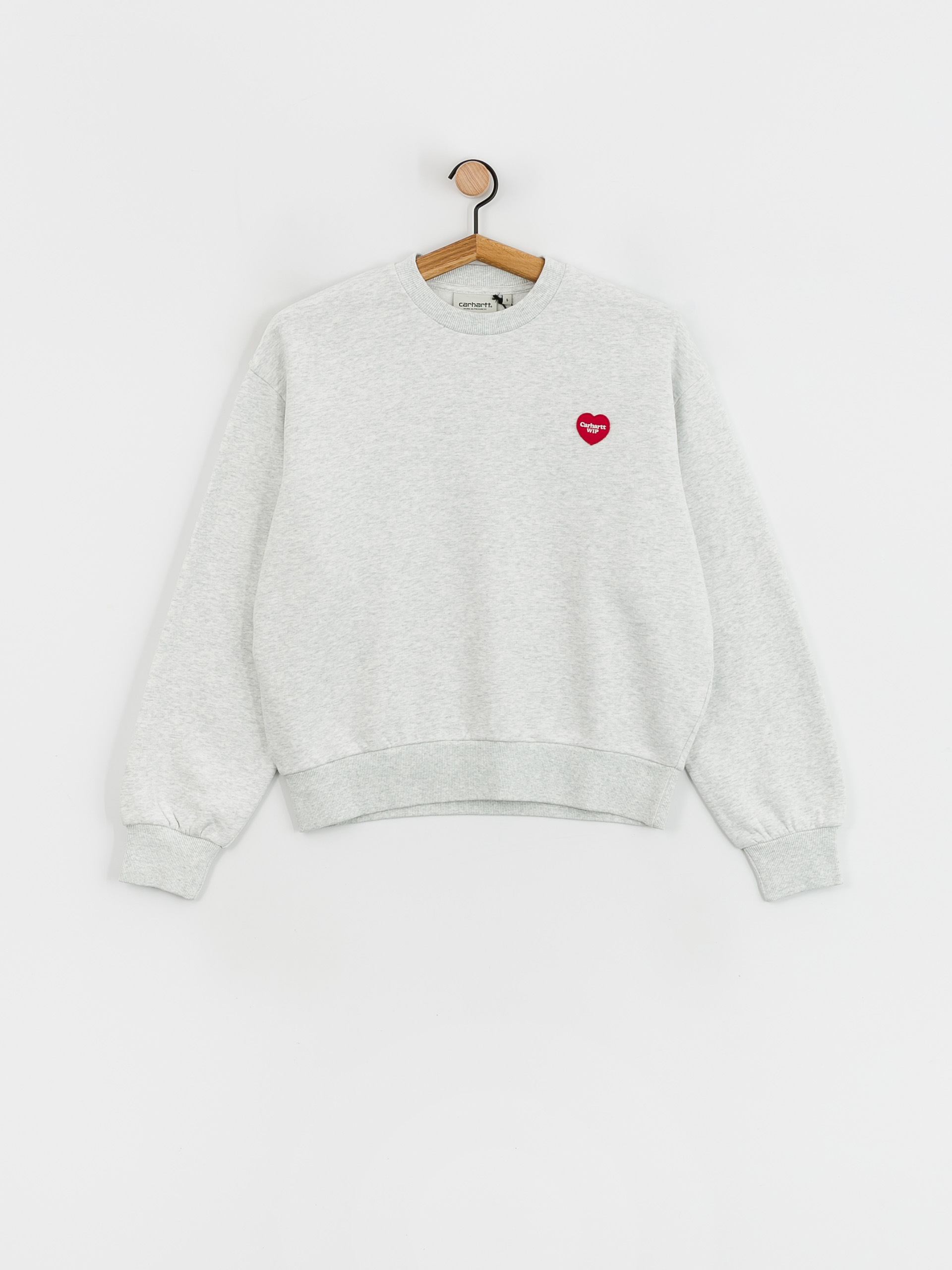 Bluza Carhartt WIP Heart Patch Wmn (ash heather)