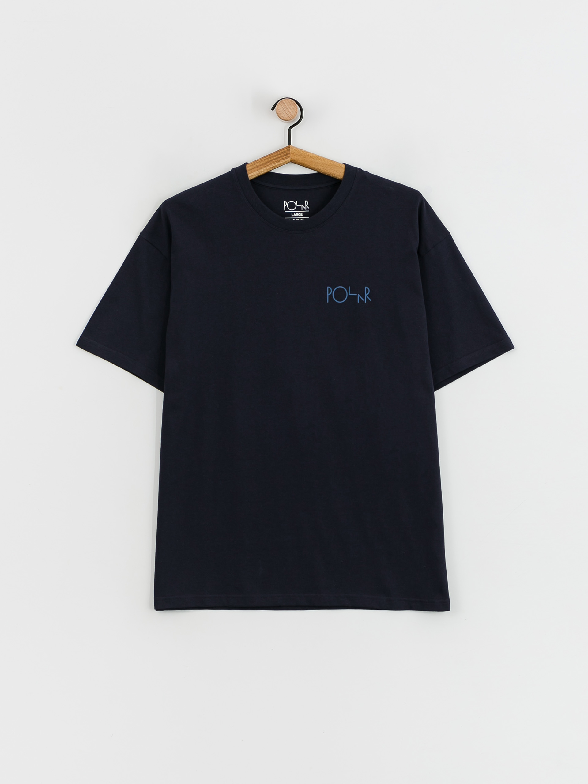 T-shirt Polar Skate Stroke Logo (navy/blue)